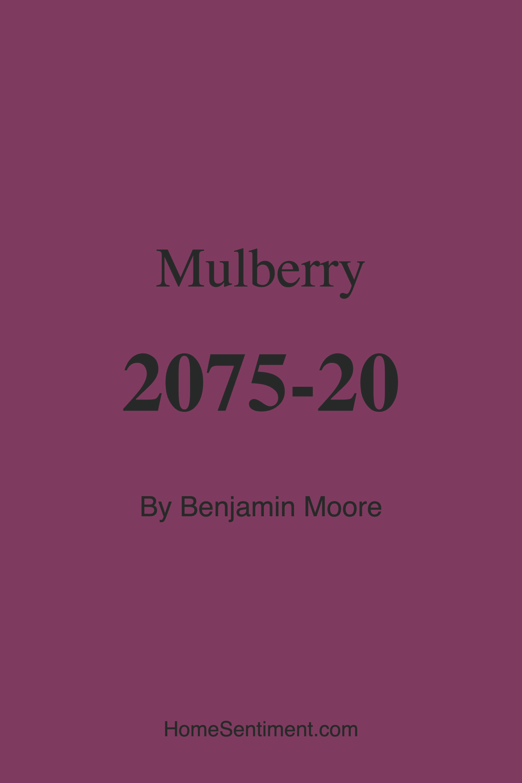 Mulberry 2075-20 by Benjamin Moore