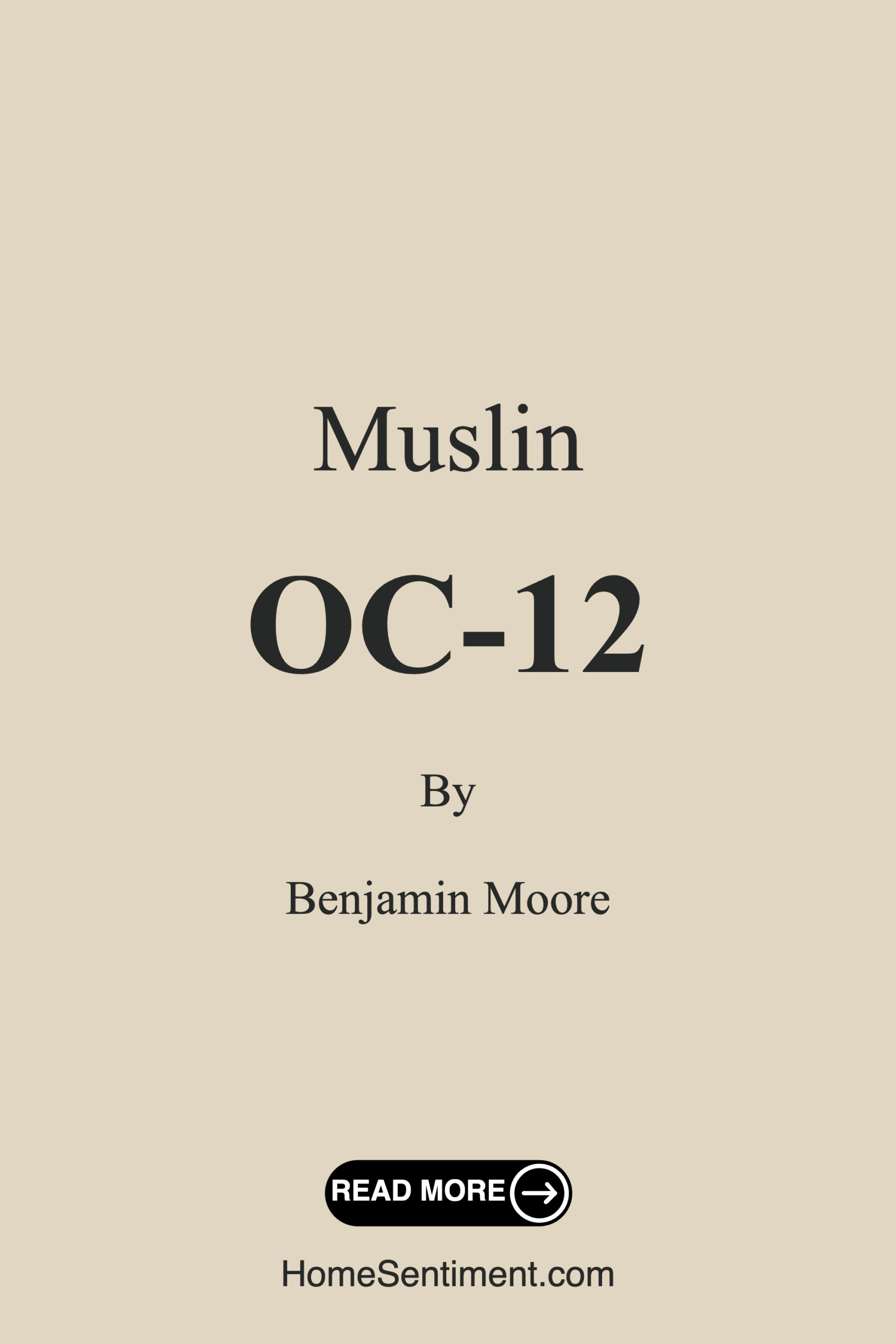 Muslin OC-12 by Benjamin Moore