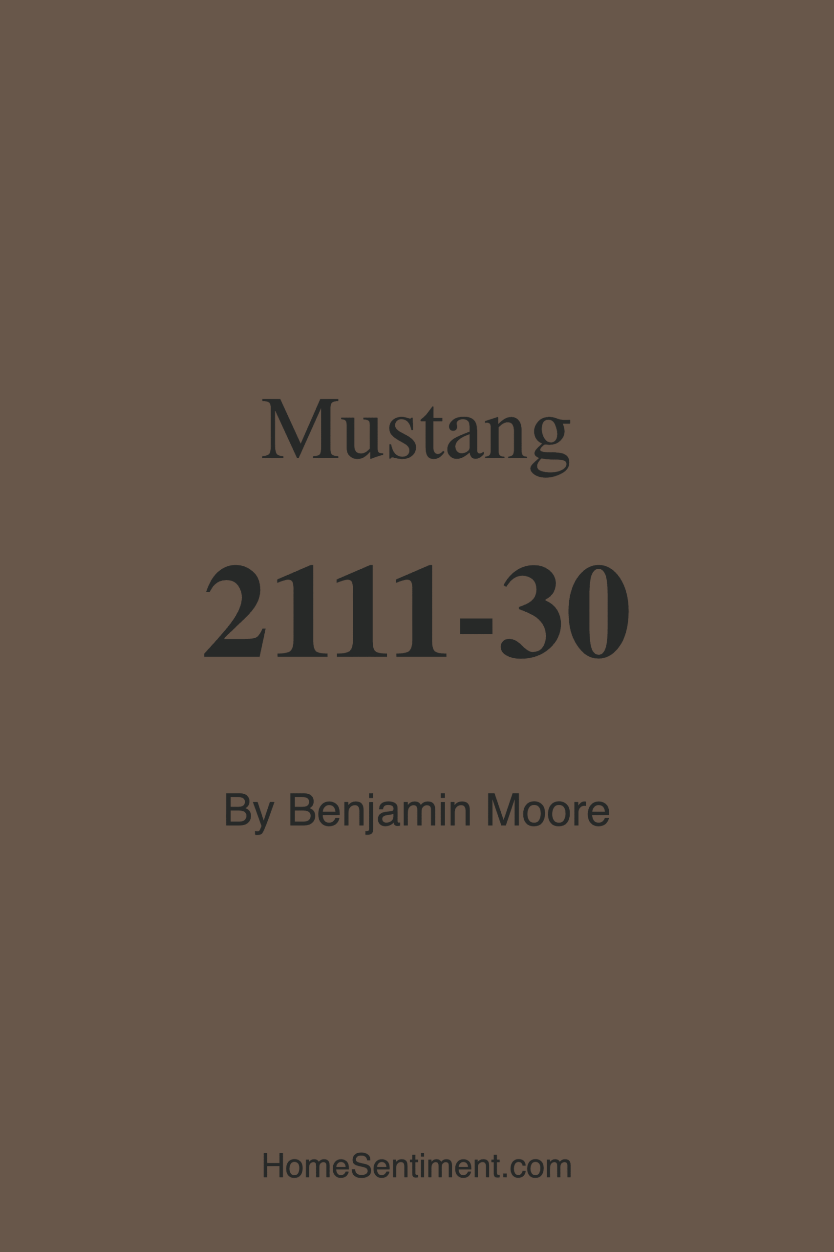 Mustang 2111-30 by Benjamin Moore