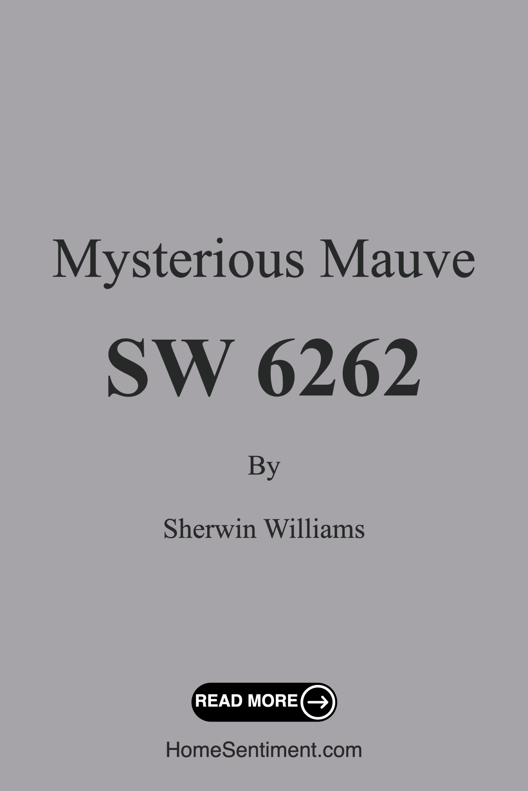 Mysterious Mauve SW 6262 by Sherwin Williams