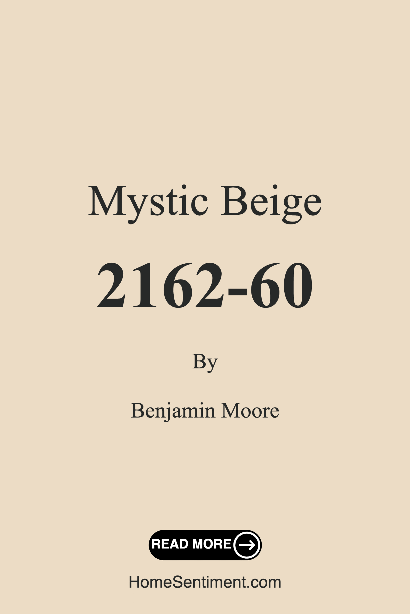 Mystic Beige 2162-60 by Benjamin Moore