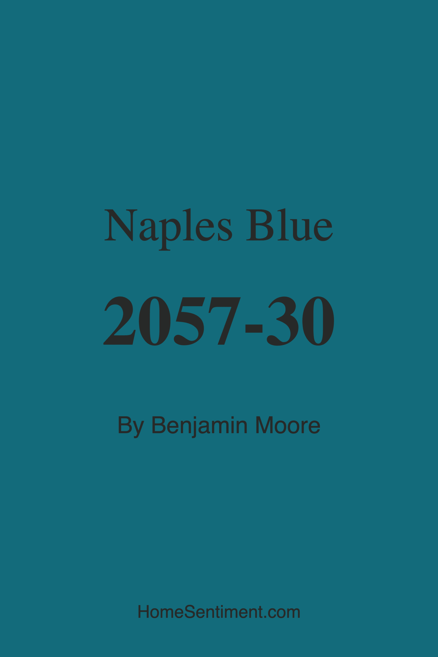 Naples Blue 2057-30 by Benjamin Moore