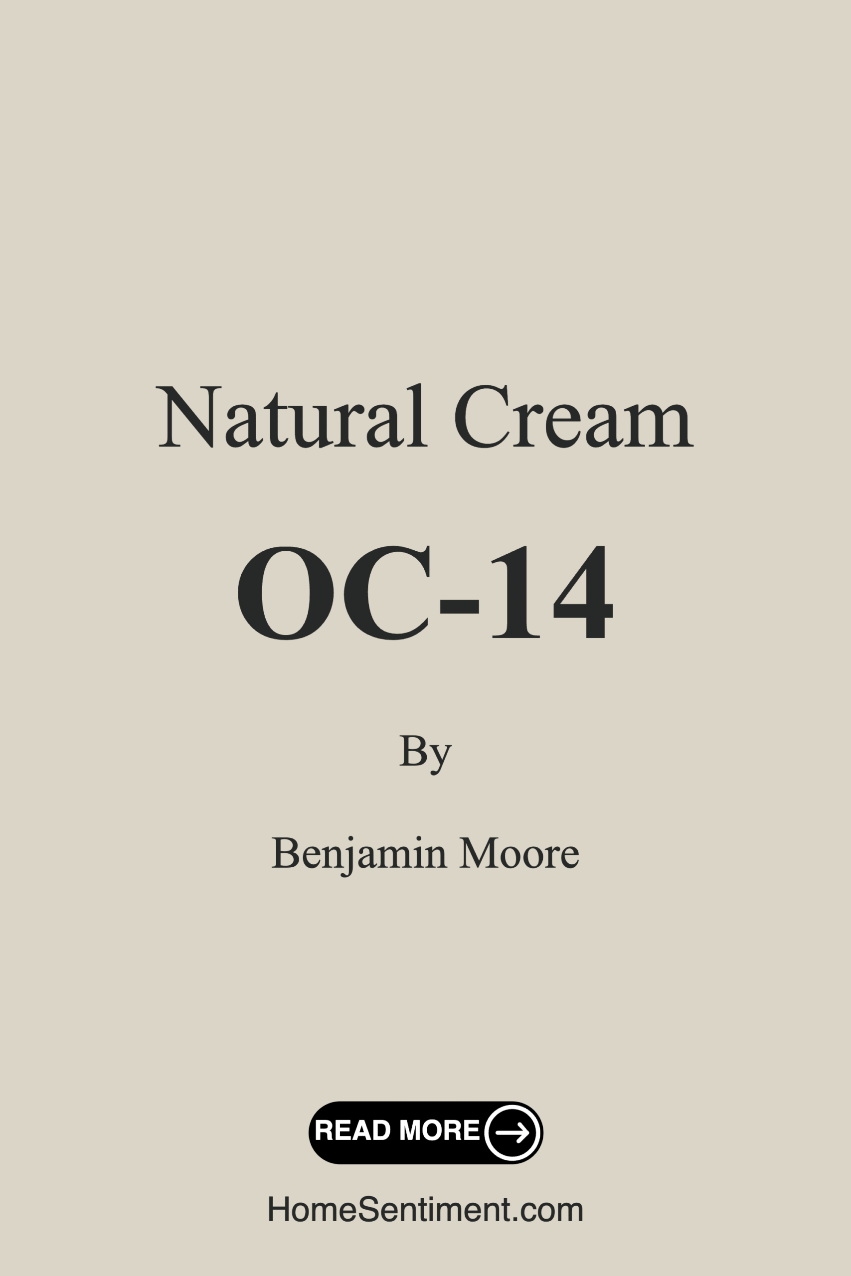 Natural Cream OC-14 by Benjamin Moore