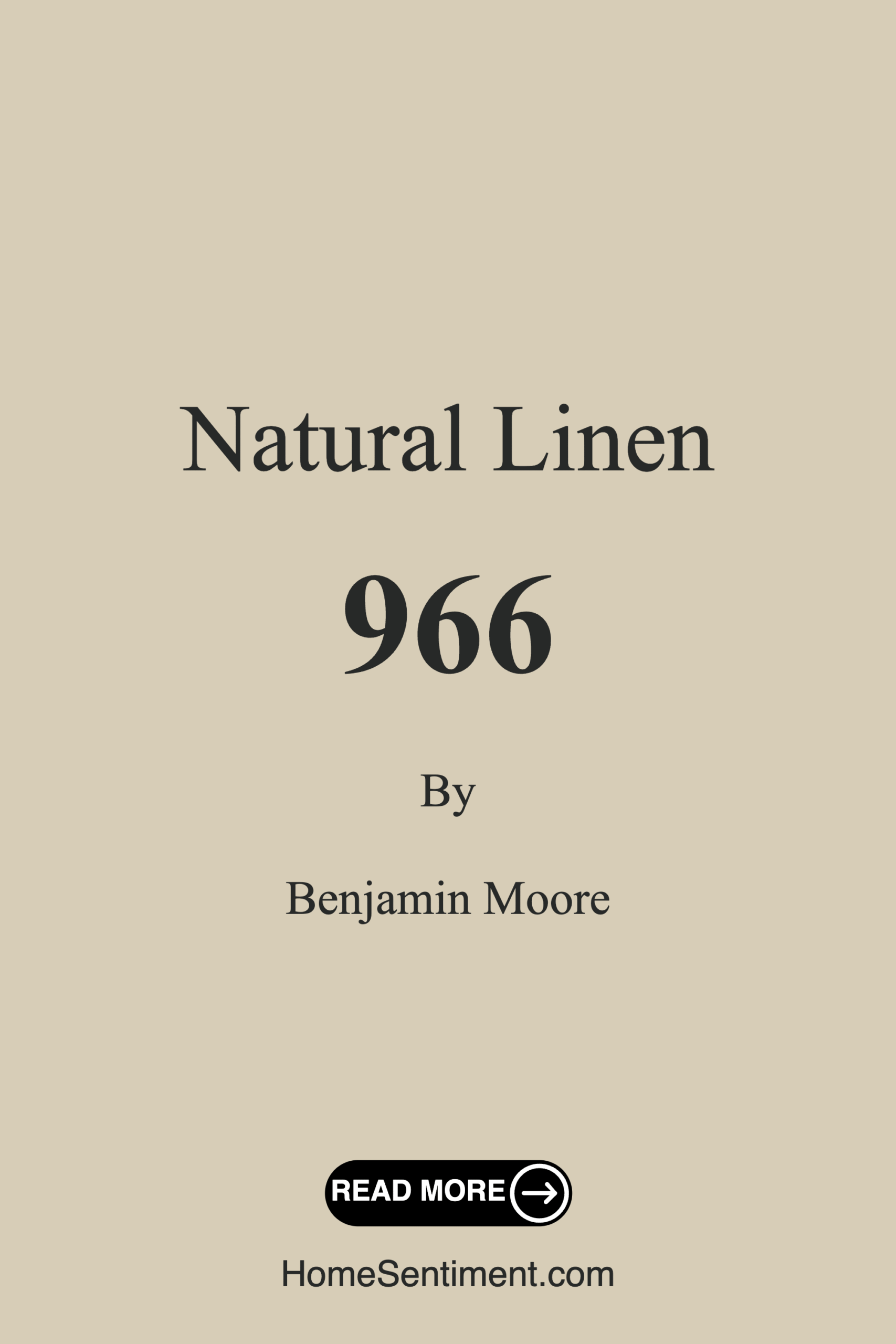 Natural Linen 966 by Benjamin Moore