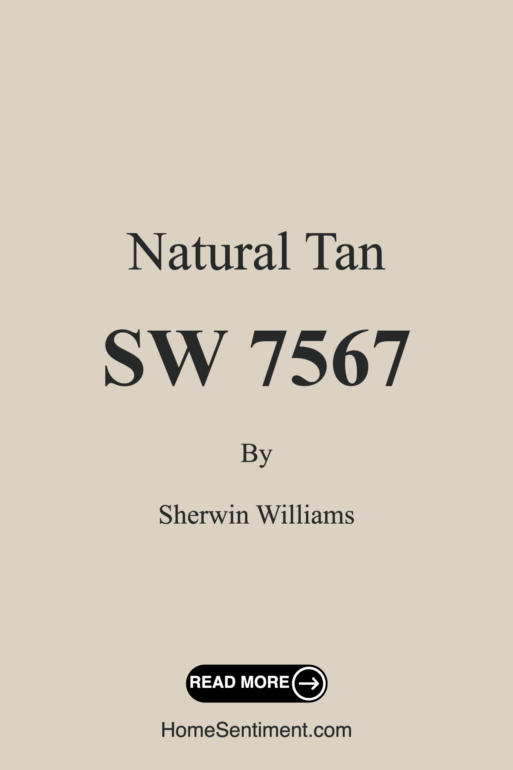 Natural Tan SW 7567 by Sherwin Williams