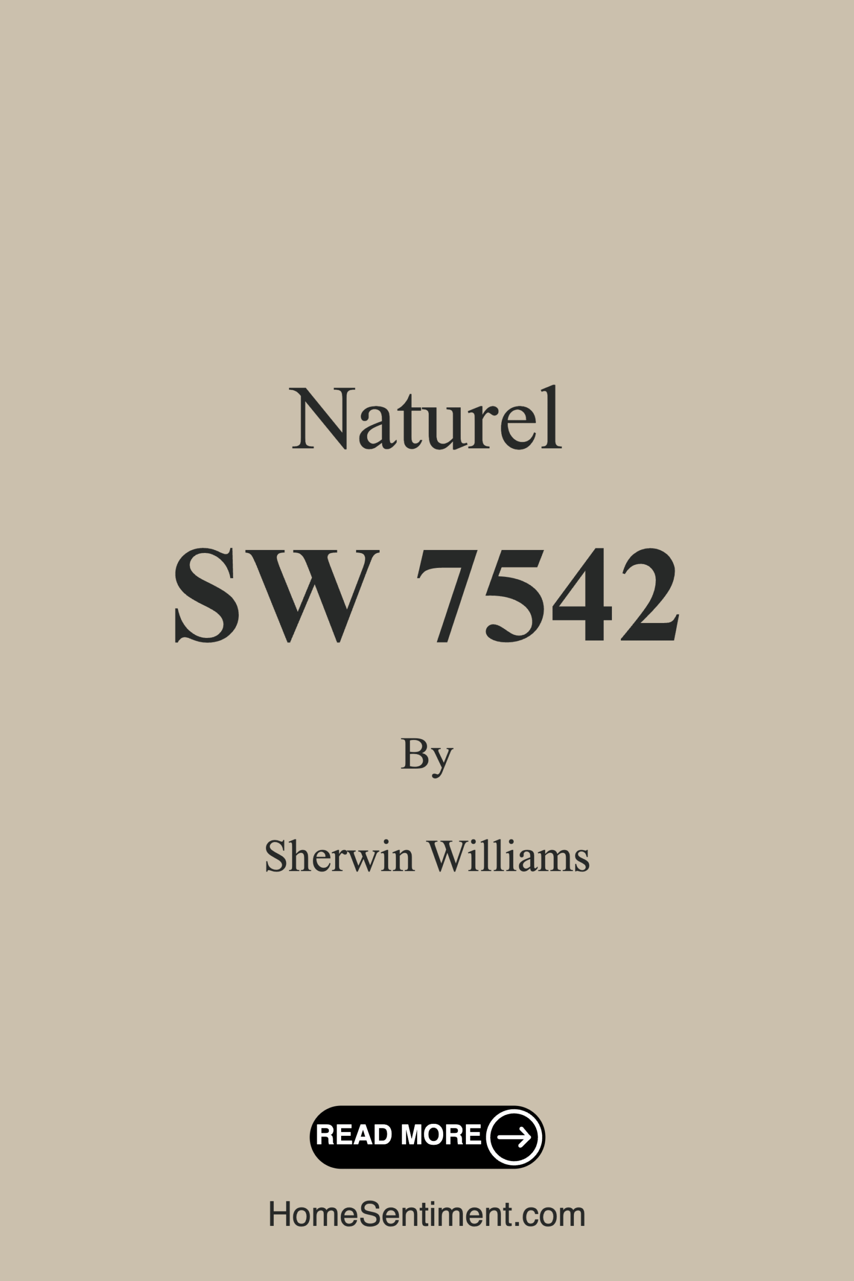 Naturel SW 7542 by Sherwin Williams