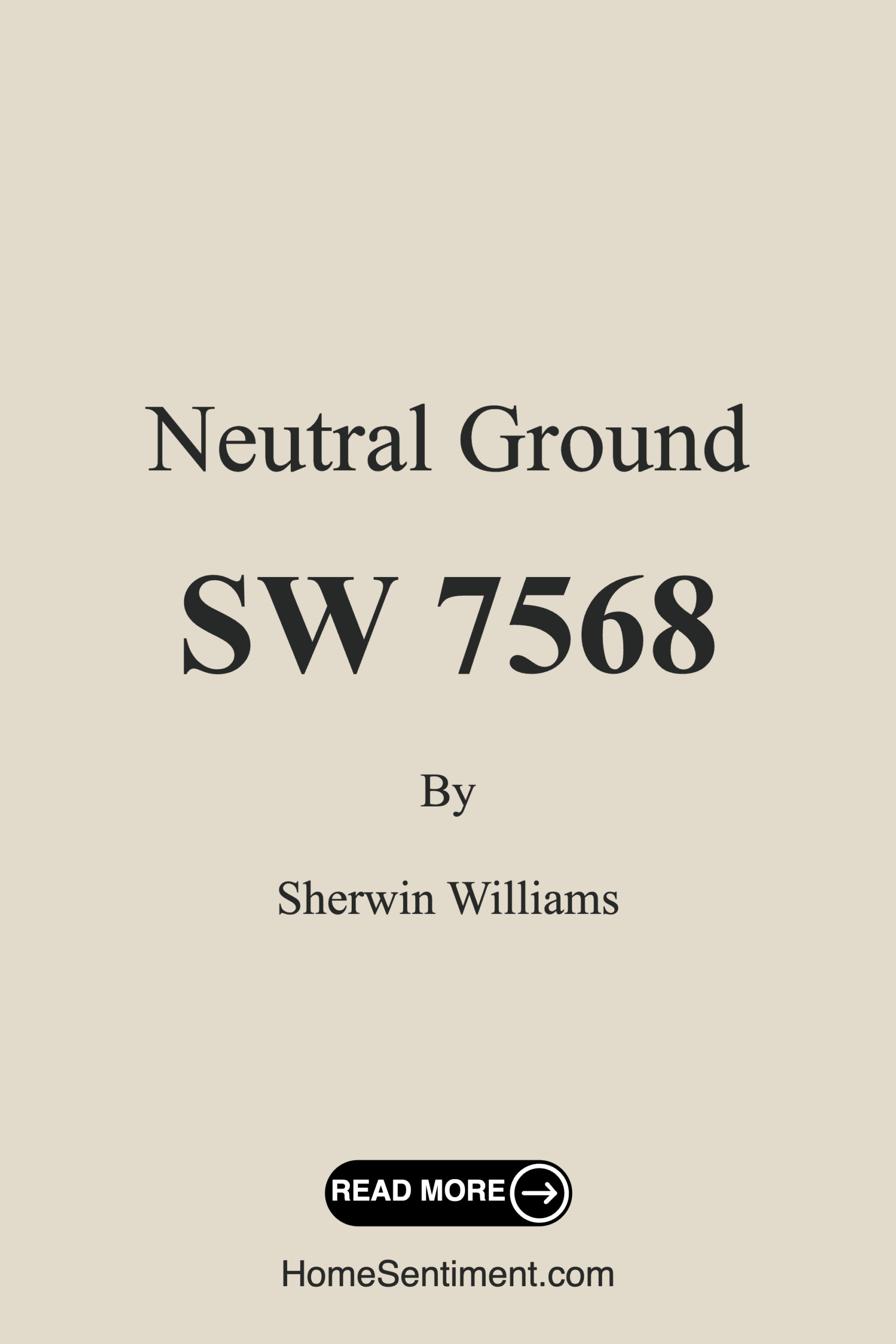 Neutral Ground SW 7568 by Sherwin Williams