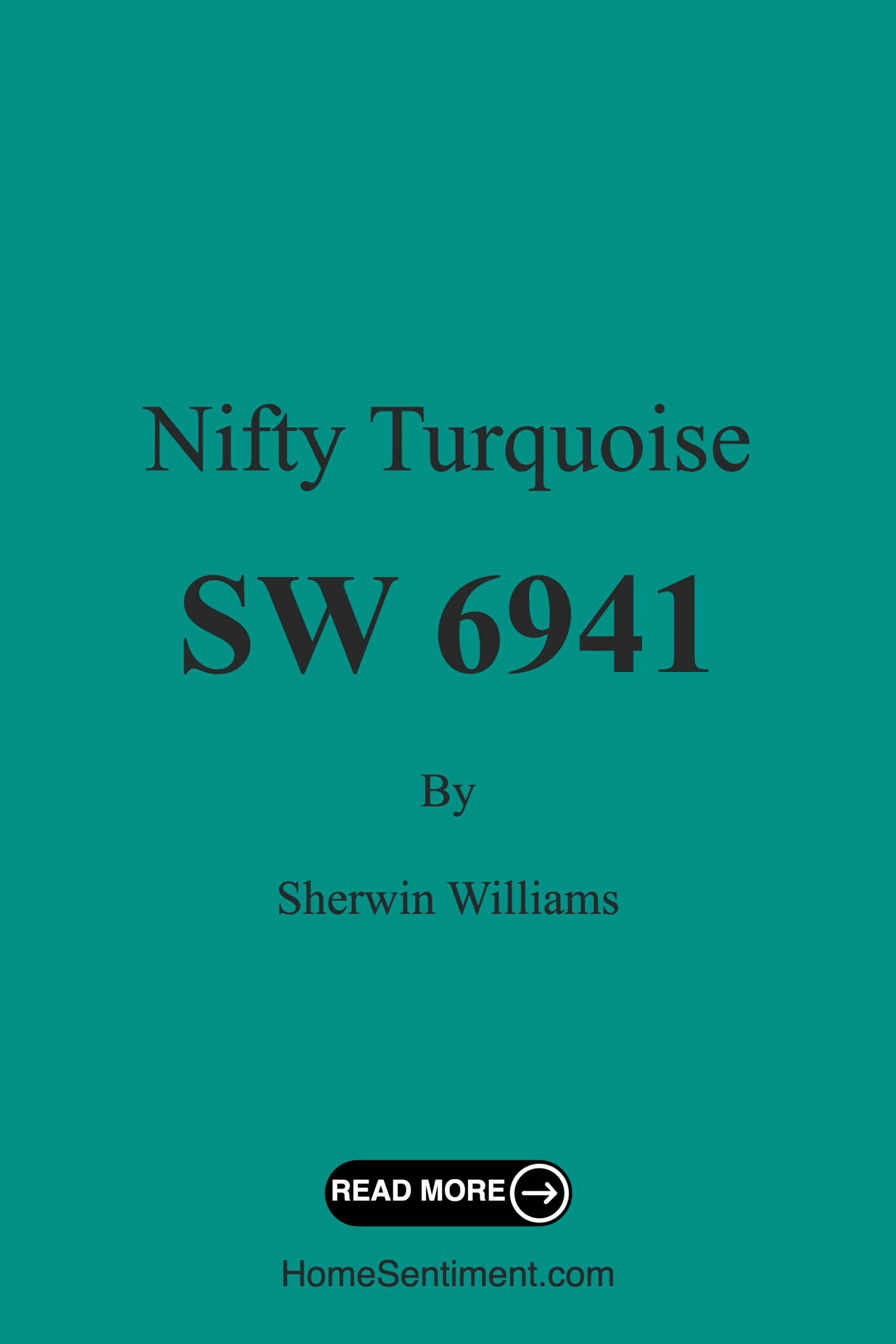 Nifty Turquoise SW 6941 by Sherwin Williams
