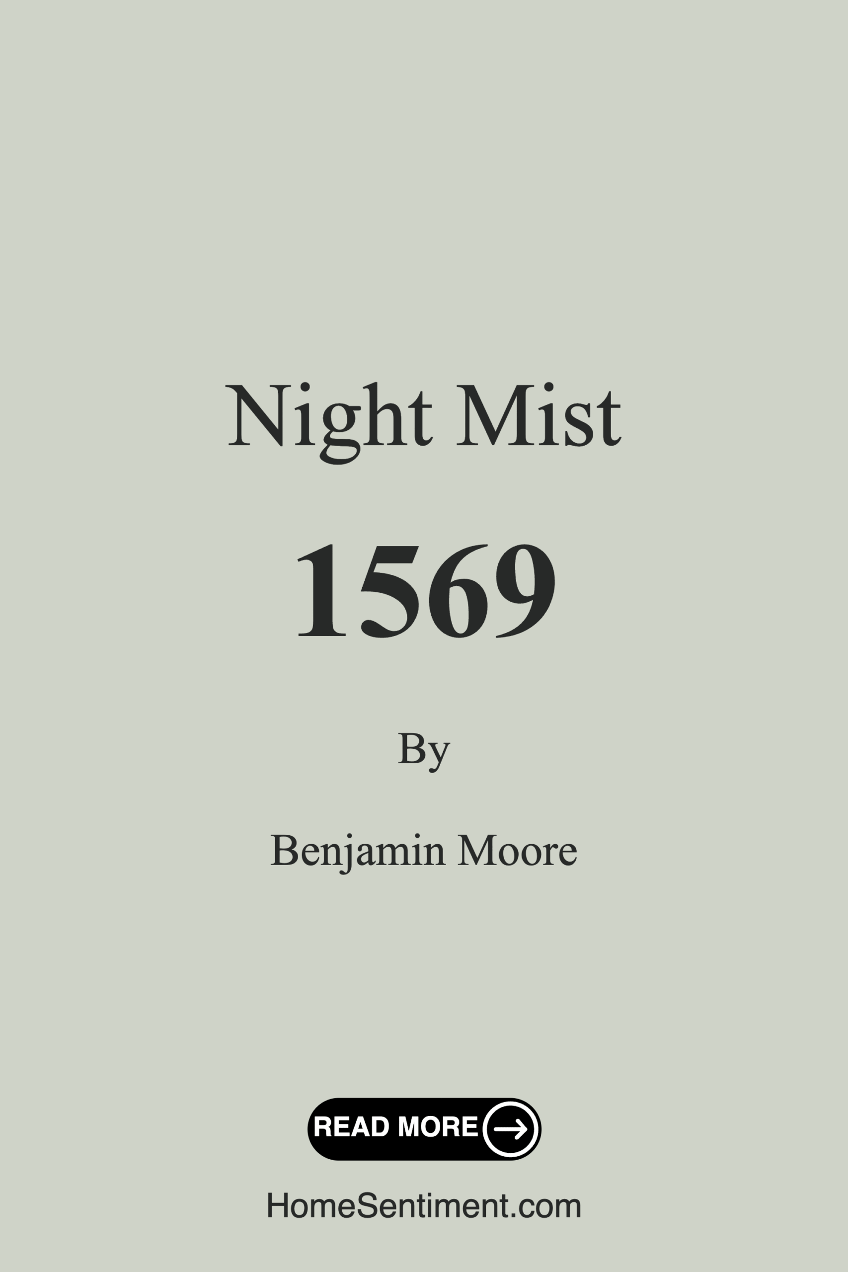 Night Mist 1569 by Benjamin Moore