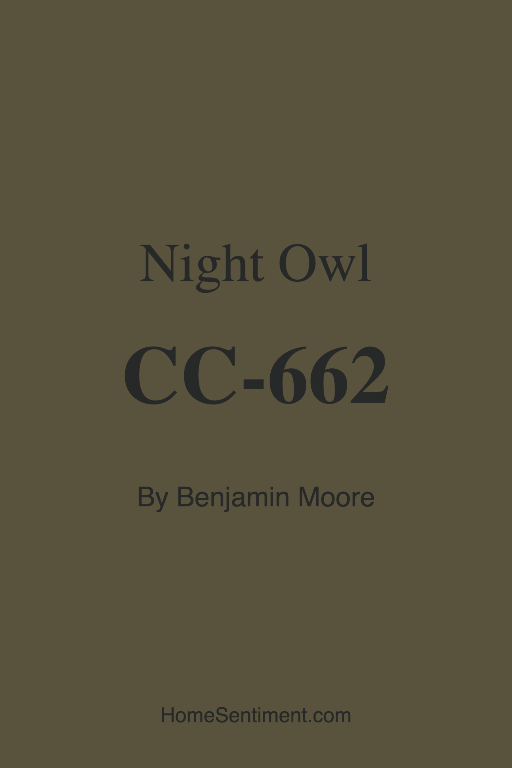 Night Owl CC-662 by Benjamin Moore