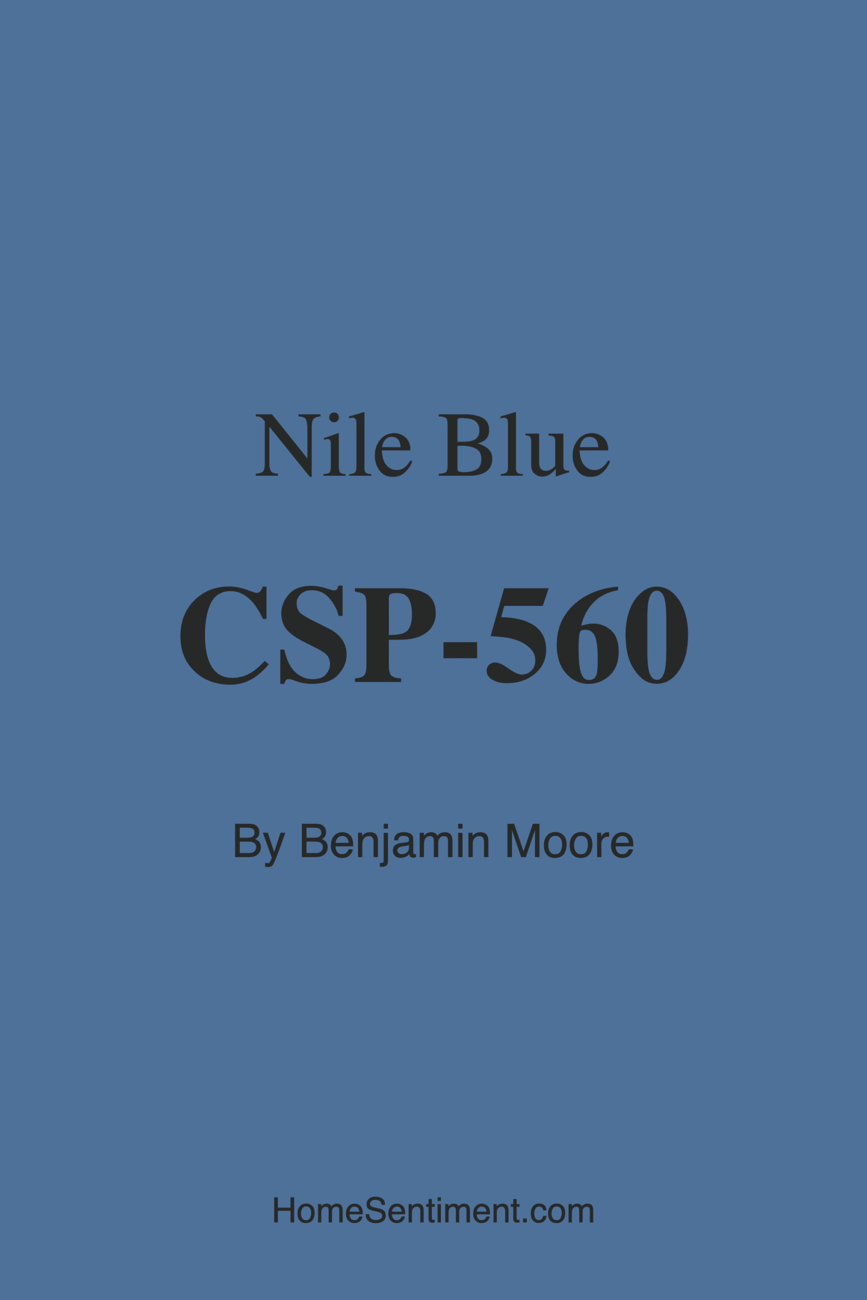 Nile Blue CSP-560 by Benjamin Moore