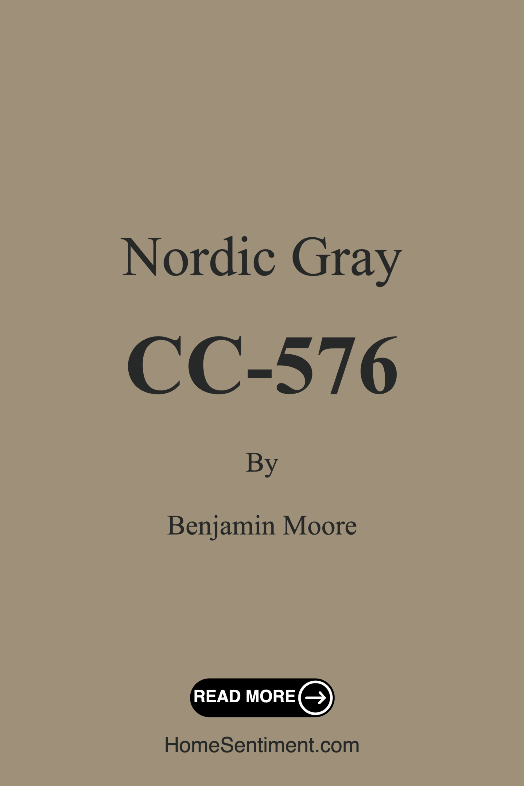 Nordic Gray CC-576 by Benjamin Moore