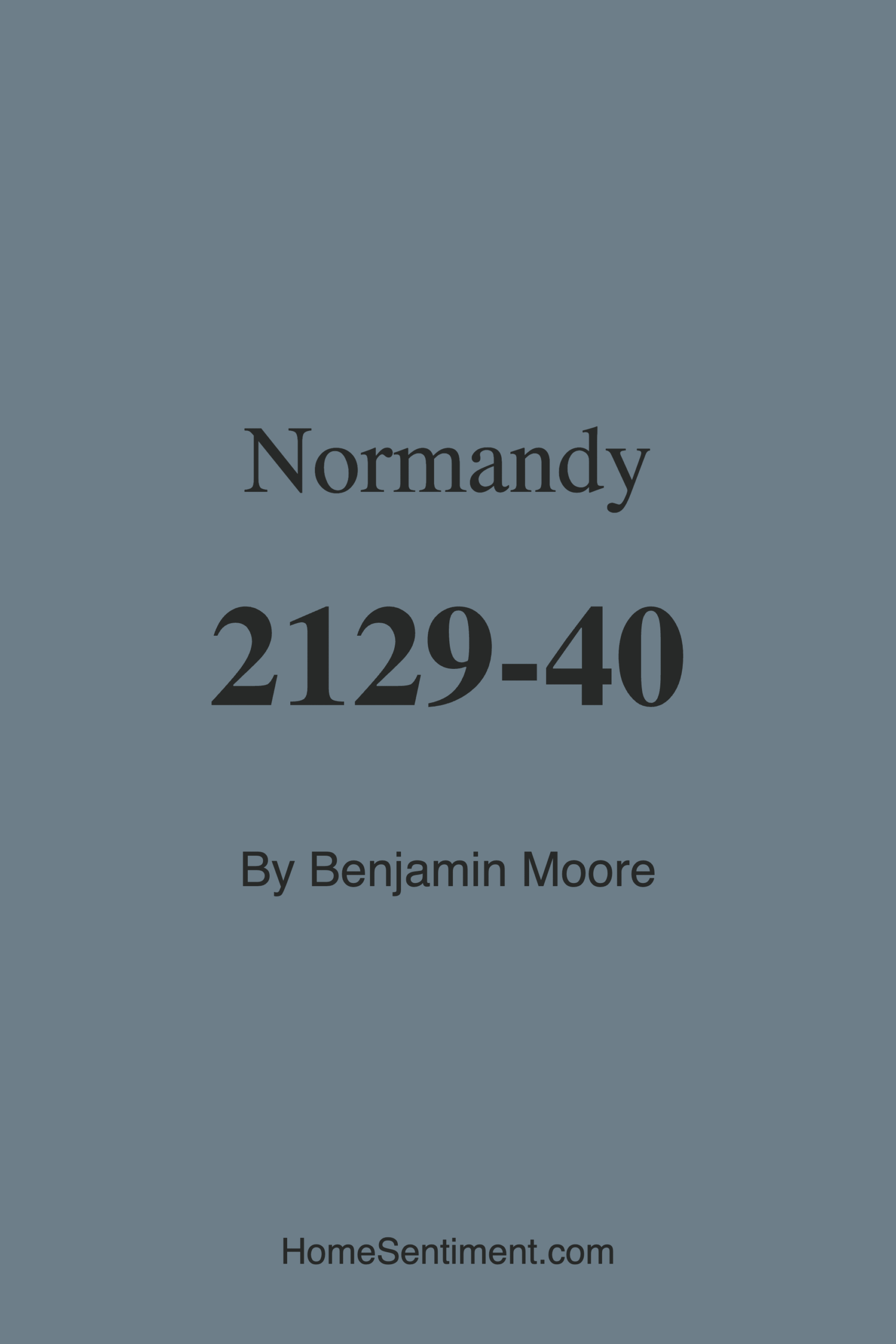 Normandy 2129-40 by Benjamin Moore