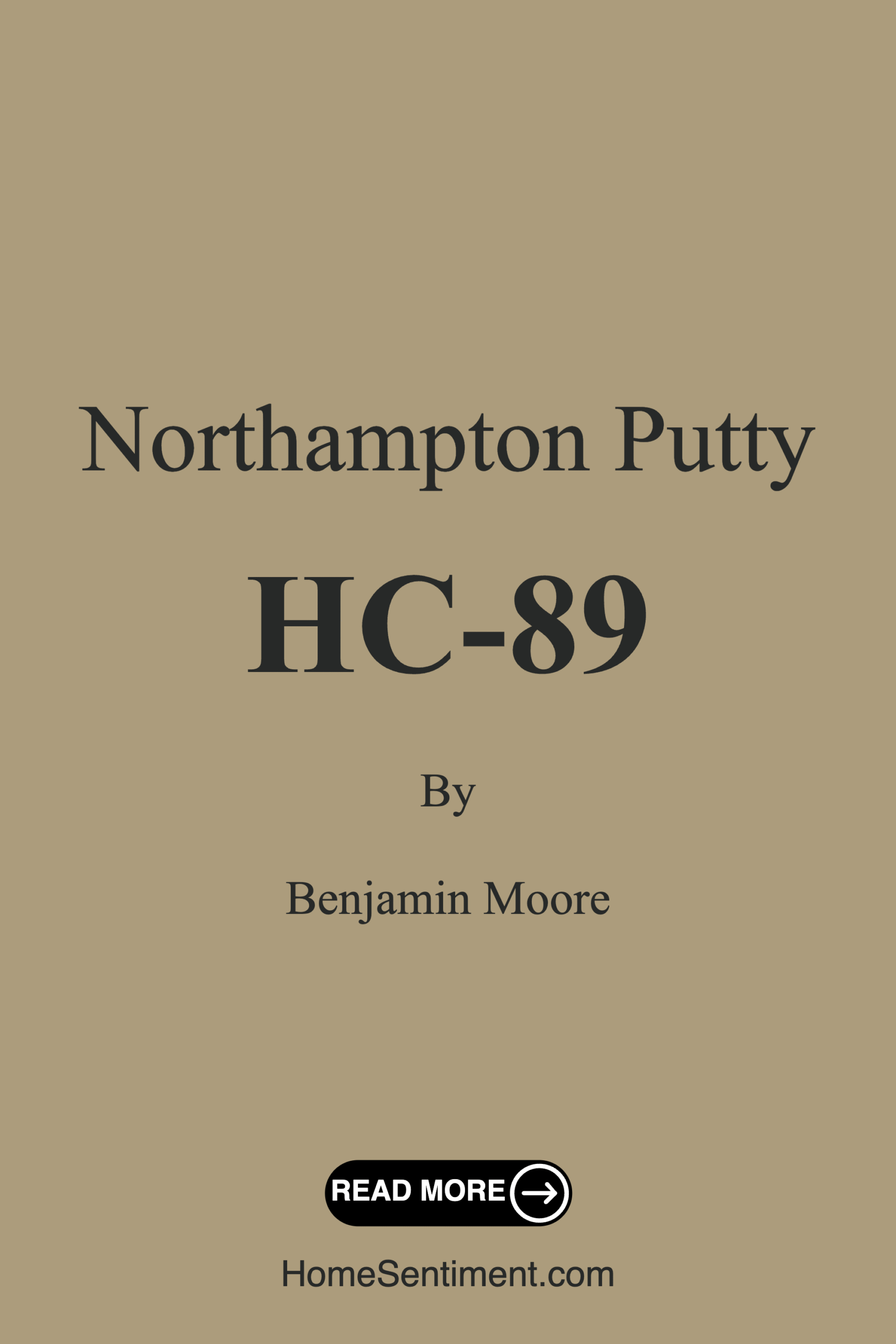 Northampton Putty HC-89 by Benjamin Moore