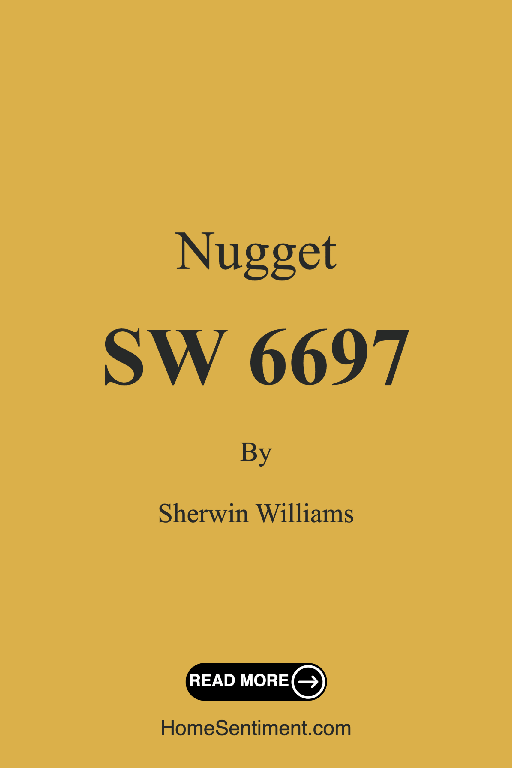 Nugget SW 6697 by Sherwin Williams