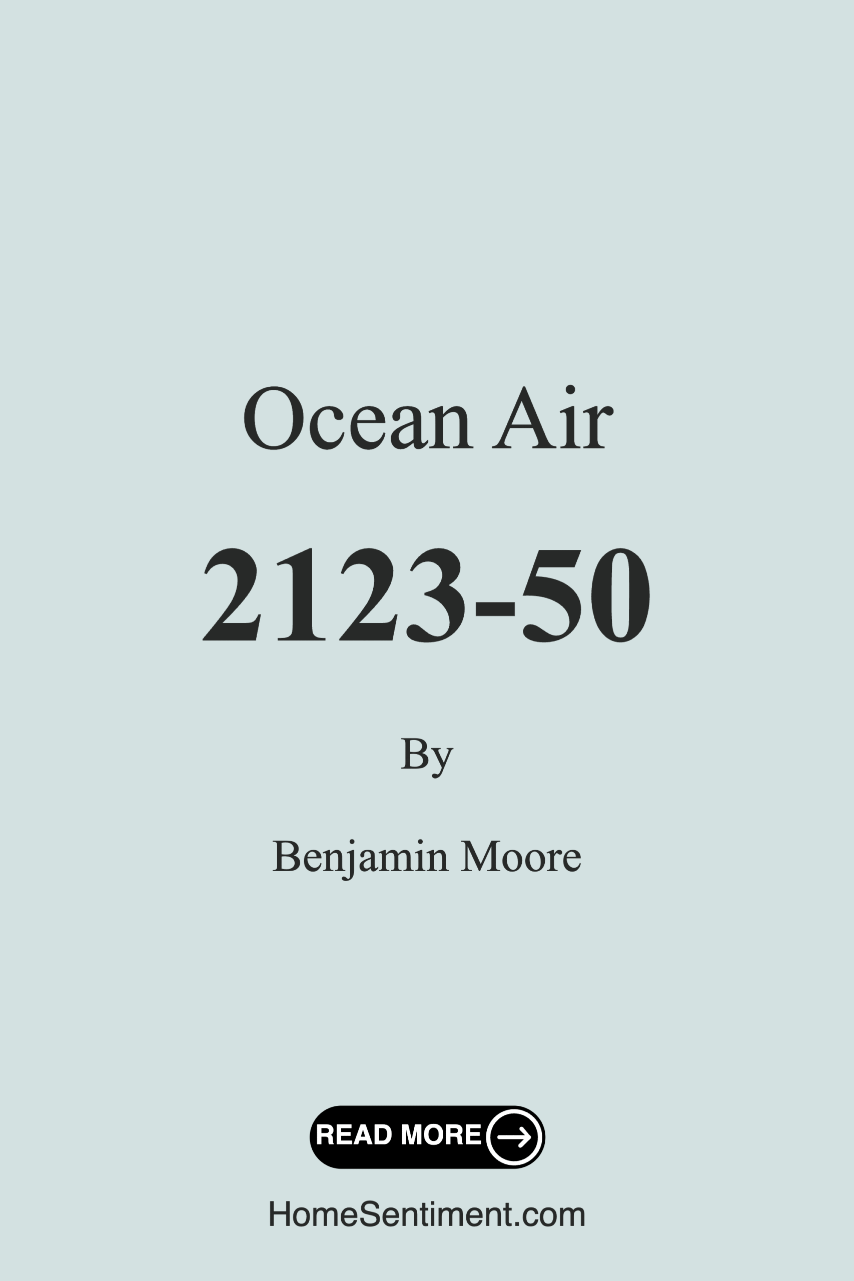 Ocean Air 2123-50 by Benjamin Moore