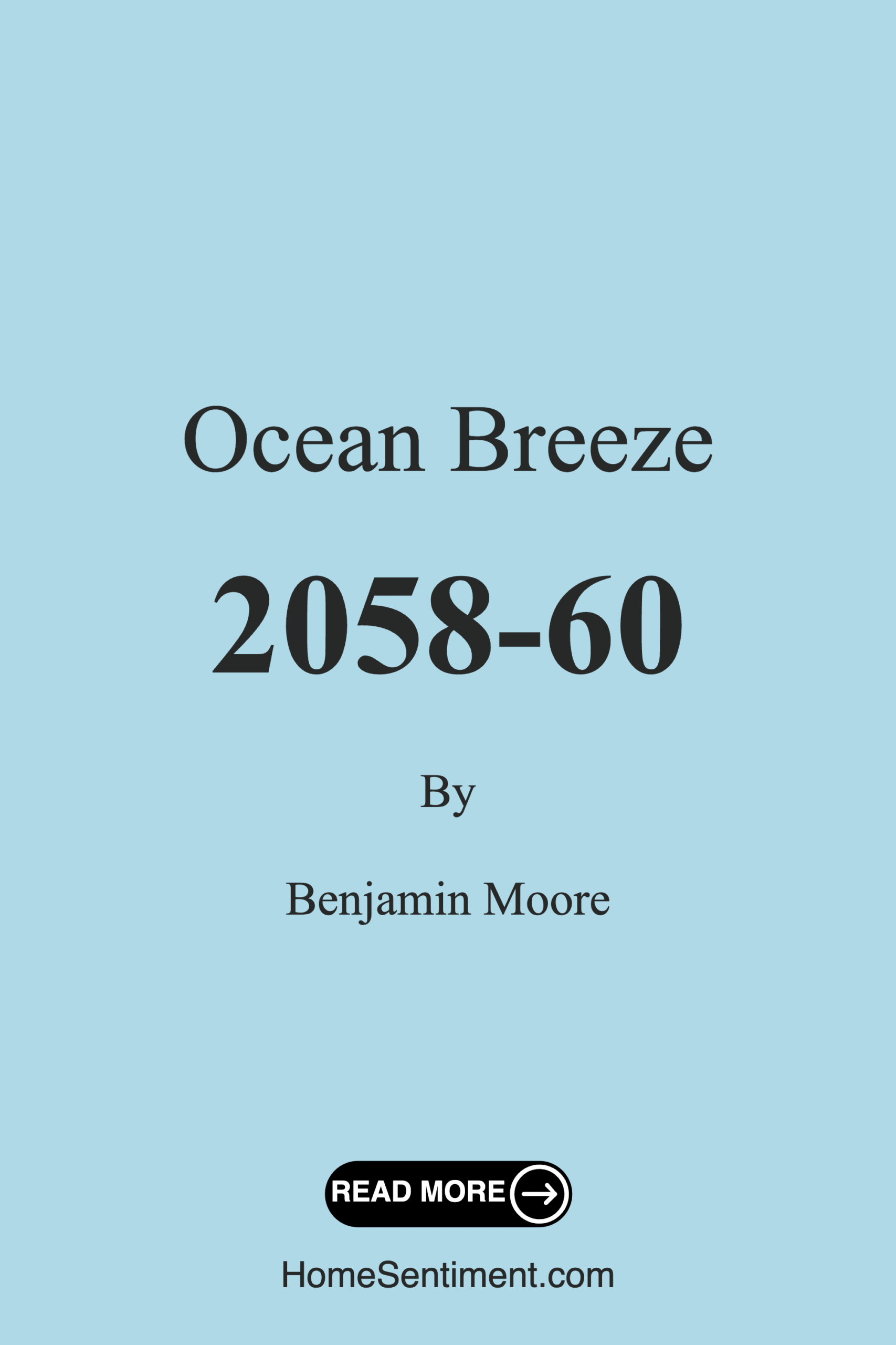 Ocean Breeze 2058-60 by Benjamin Moore