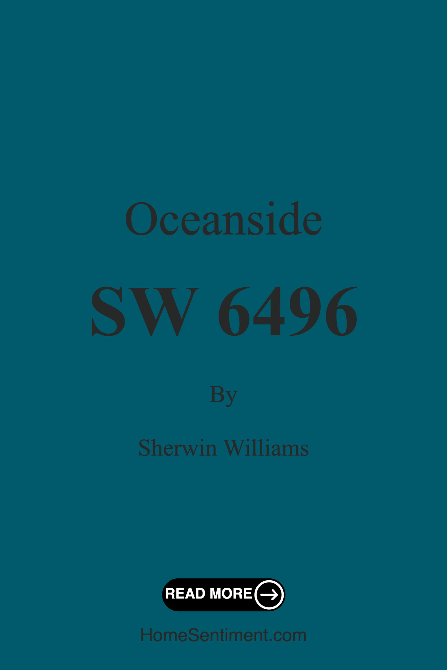 Oceanside SW 6496 by Sherwin Williams