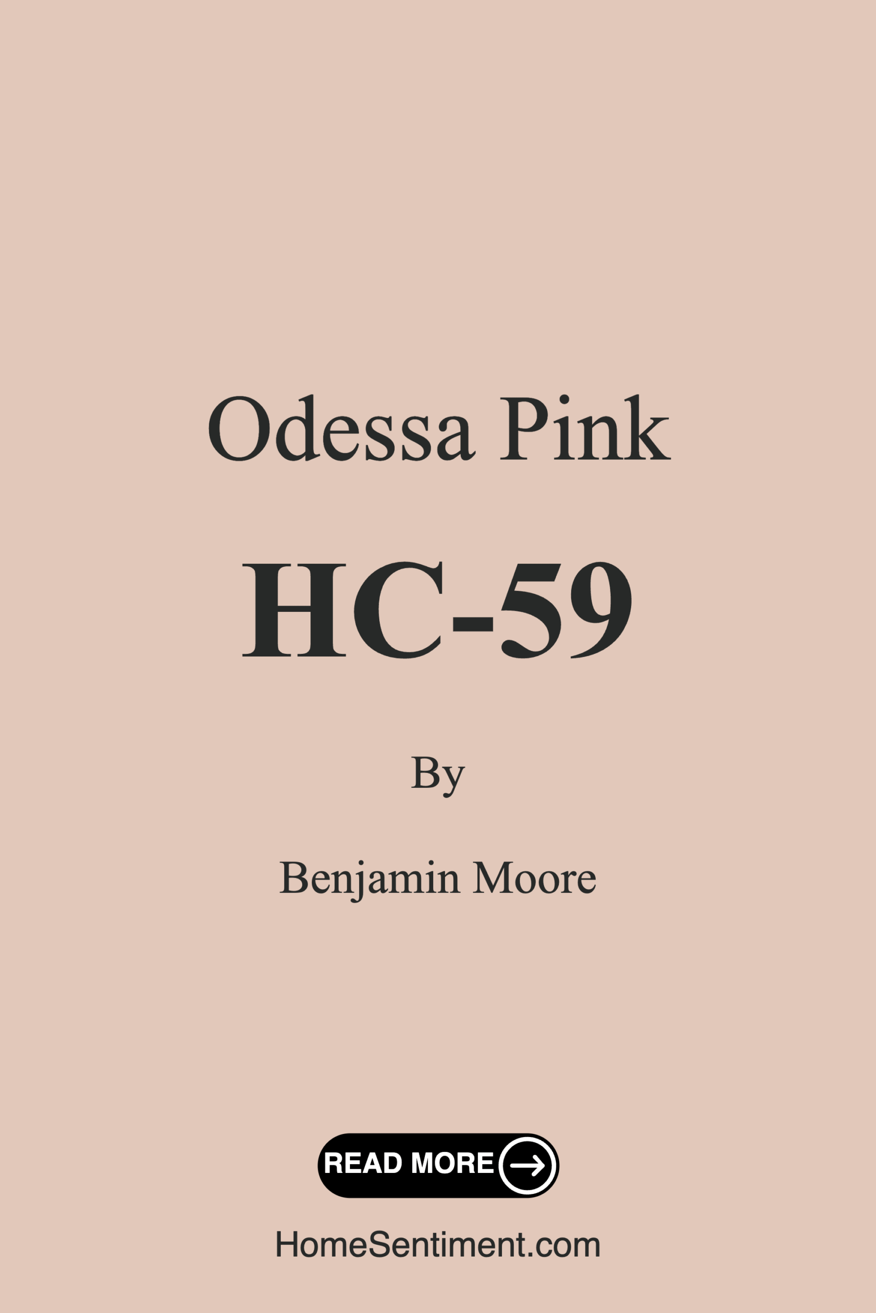Odessa Pink HC-59 by Benjamin Moore
