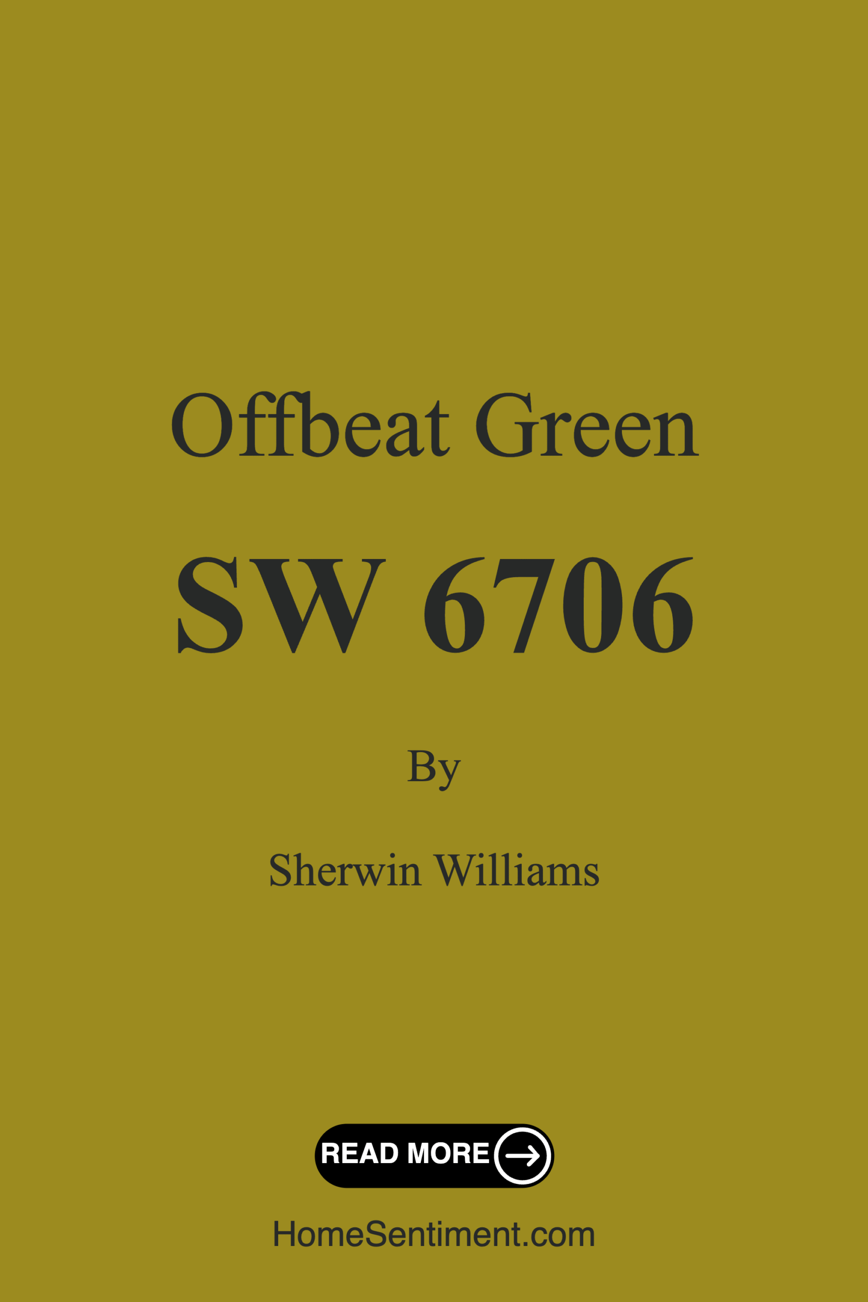 Offbeat Green SW 6706 by Sherwin Williams