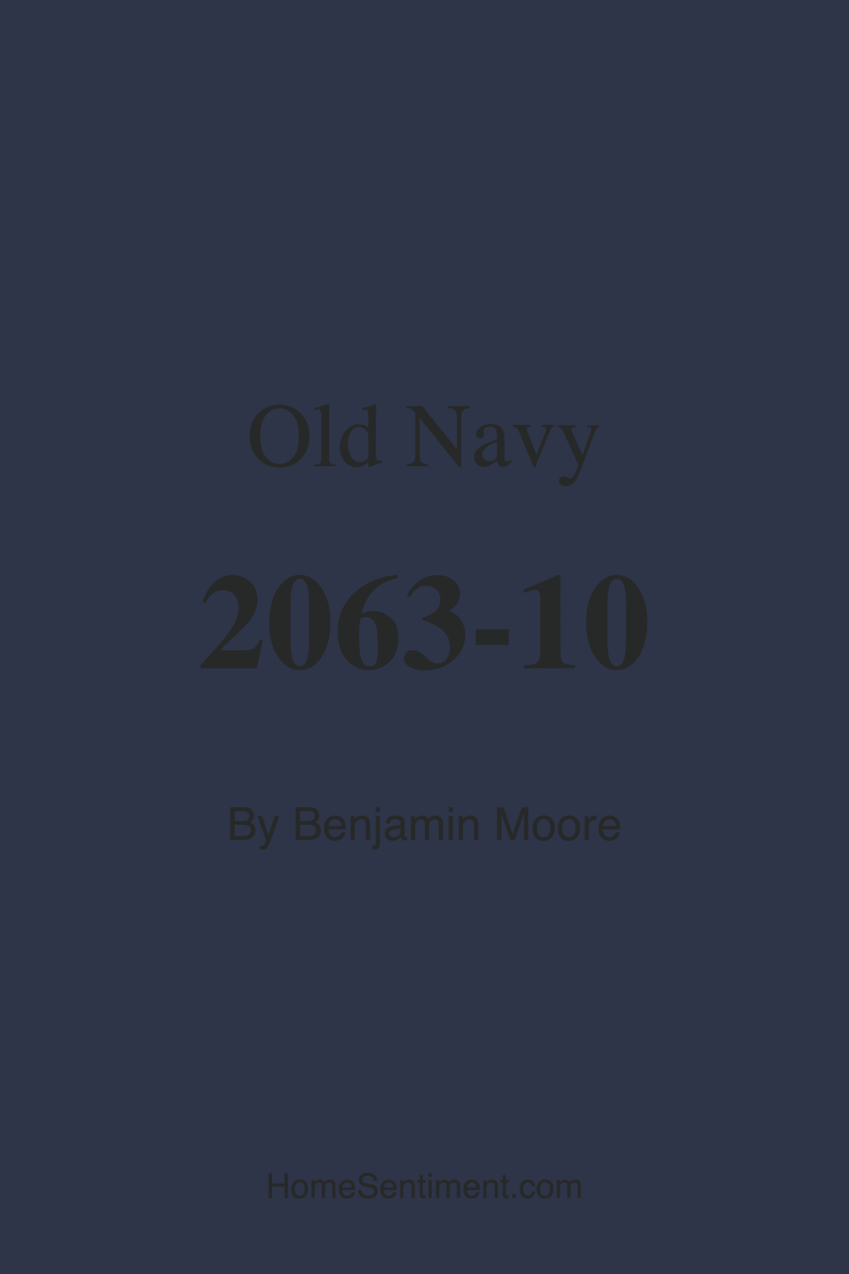 Old Navy 2063-10 by Benjamin Moore