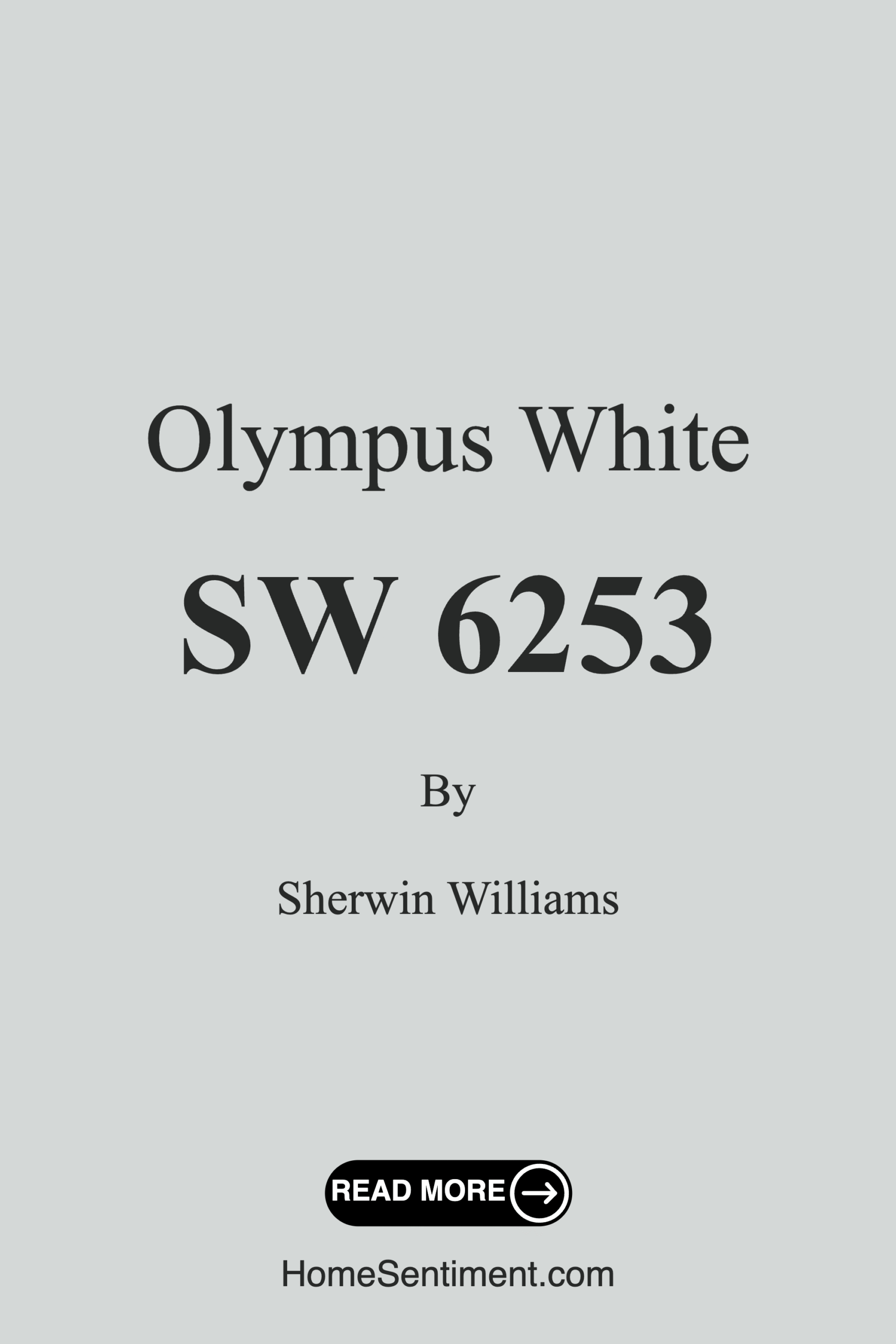 Olympus White SW 6253 by Sherwin Williams
