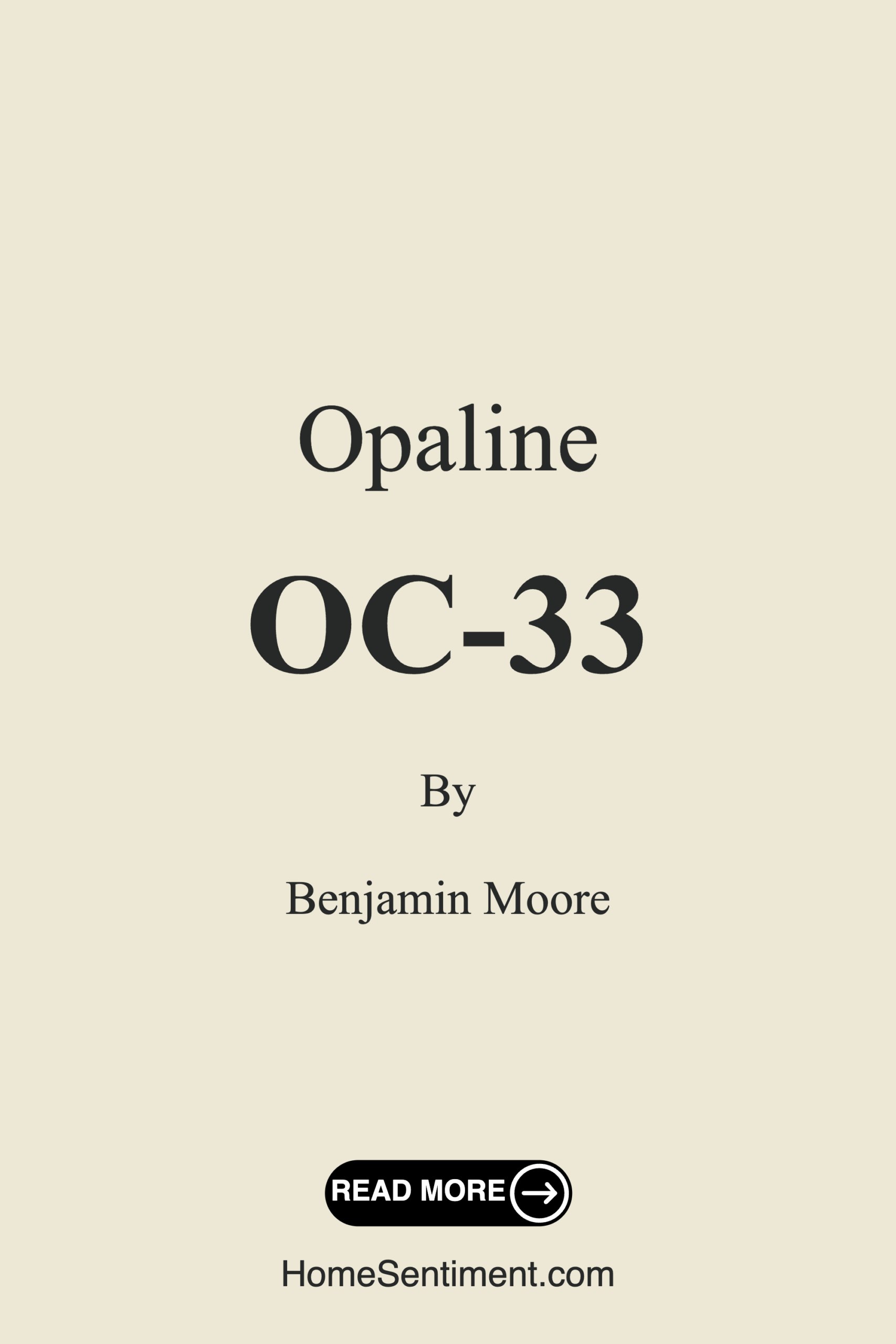 Opaline OC-33 by Benjamin Moore