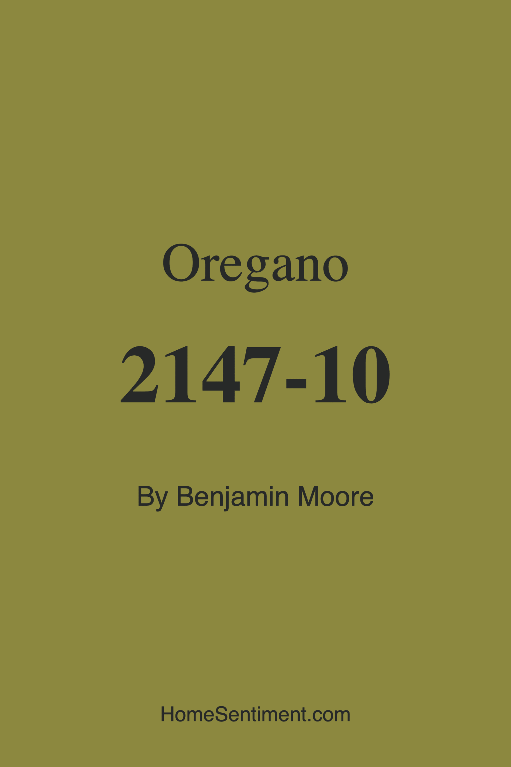 Oregano 2147-10 by Benjamin Moore