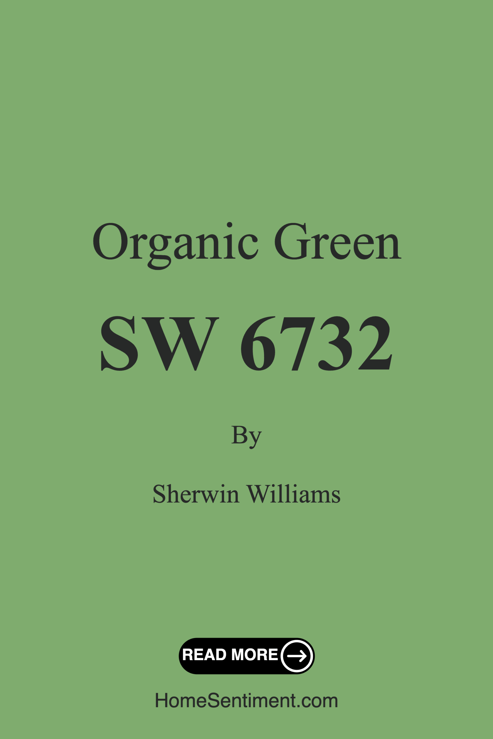 Organic Green SW 6732 by Sherwin Williams