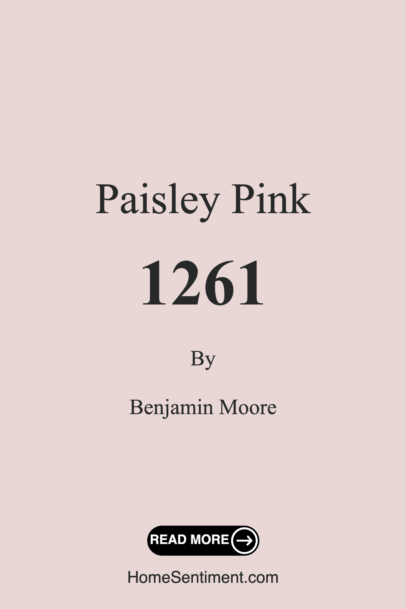 Paisley Pink 1261 by Benjamin Moore