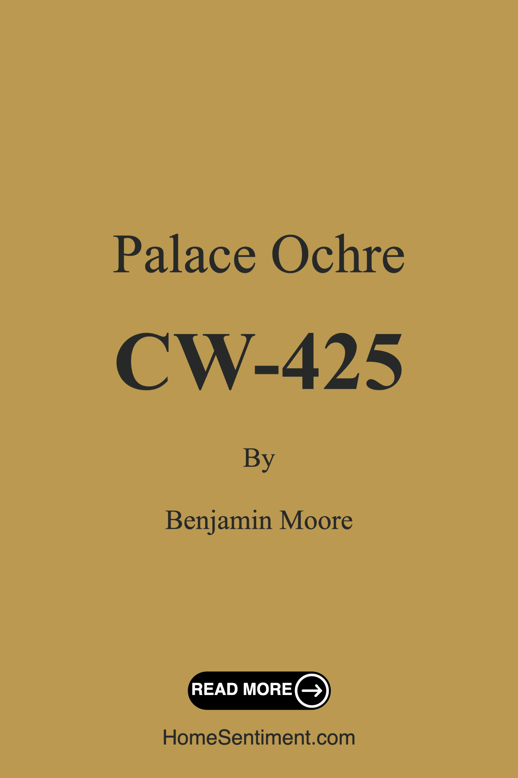 Palace Ochre CW-425 by Benjamin Moore