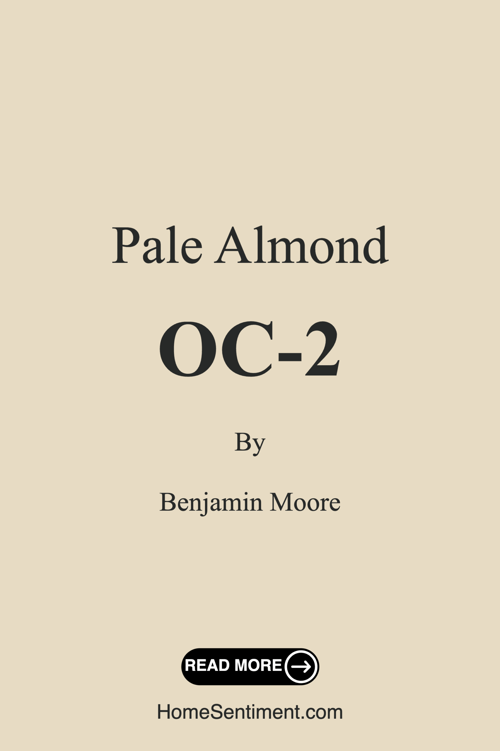 Pale Almond OC-2 by Benjamin Moore