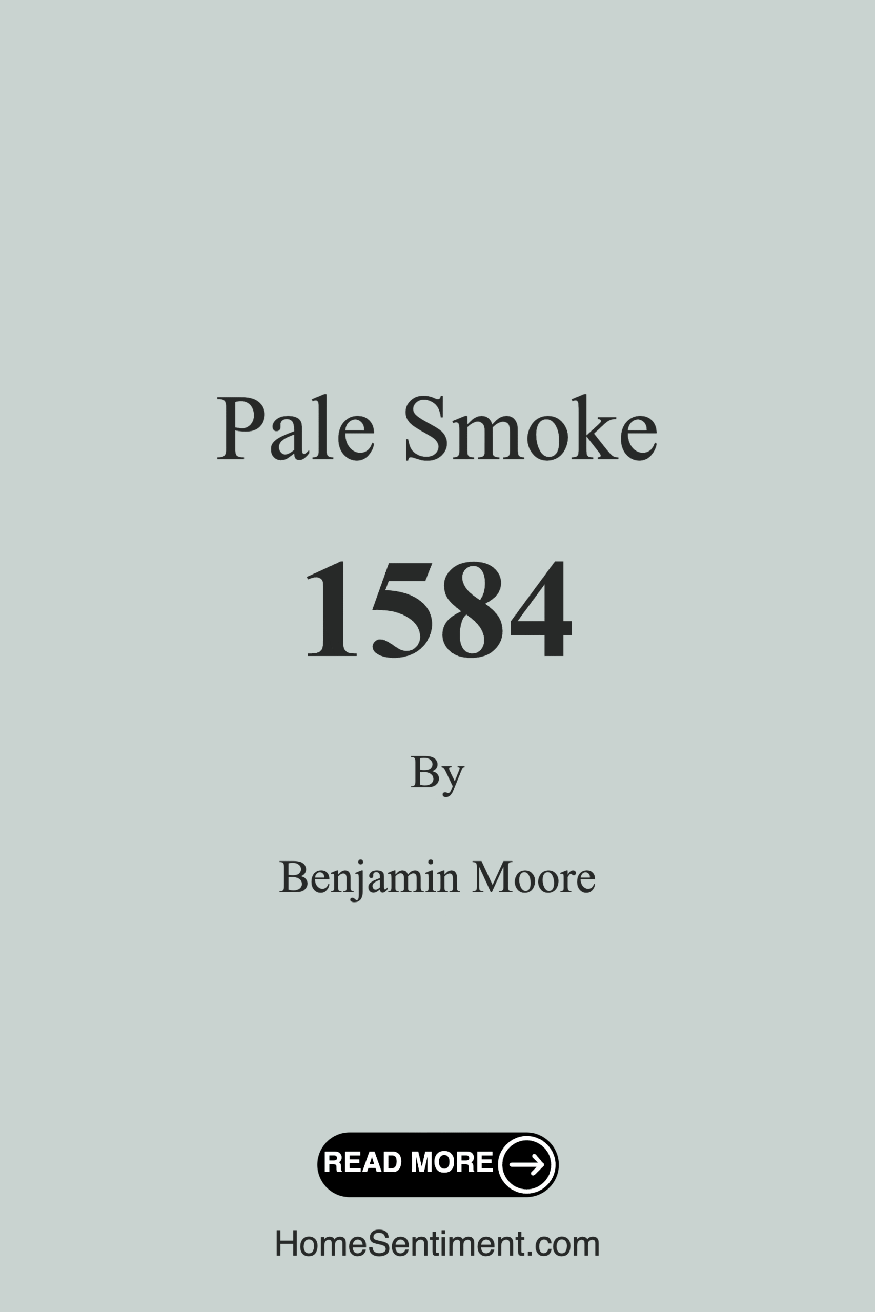 Pale Smoke 1584 by Benjamin Moore