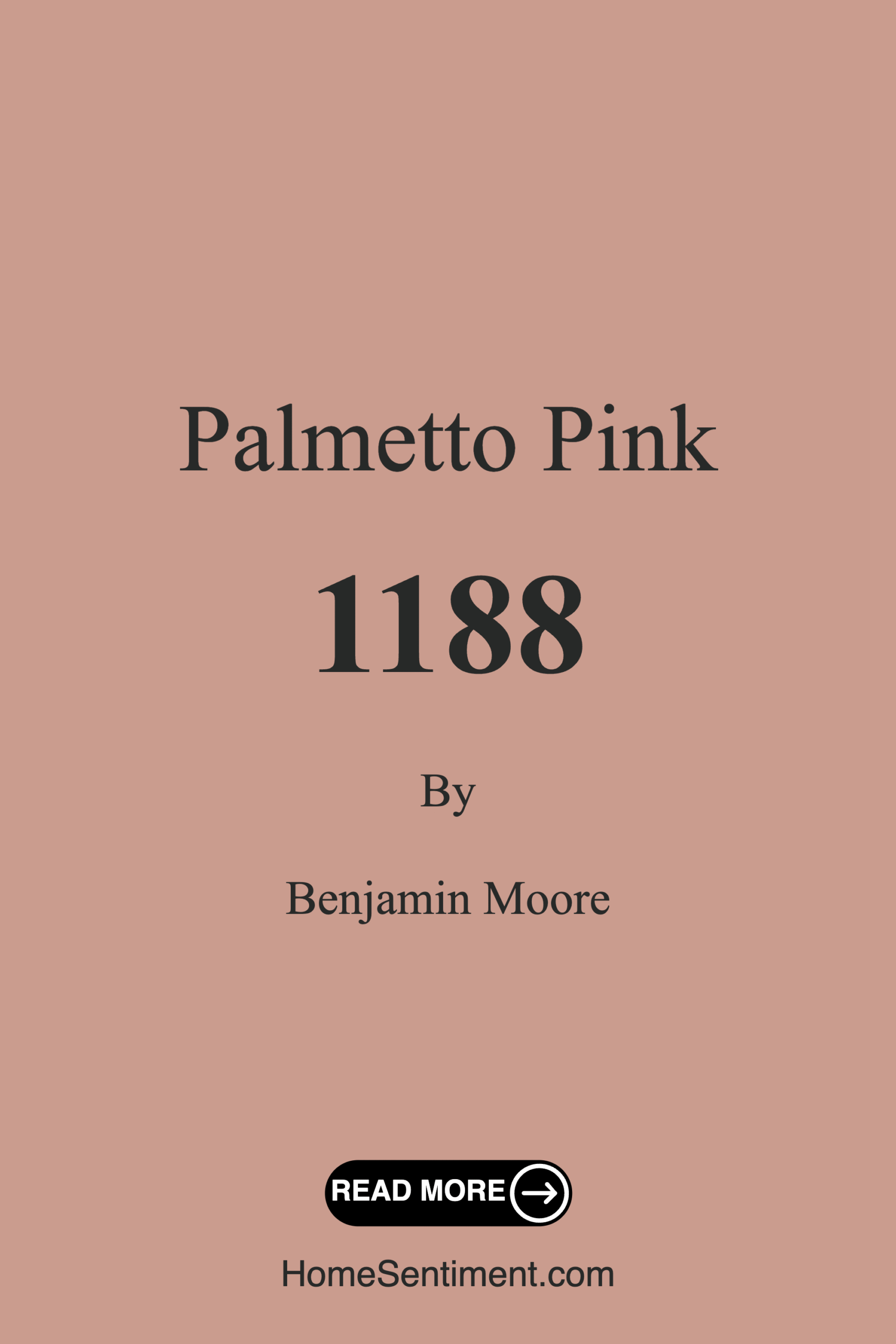 Palmetto Pink 1188 by Benjamin Moore