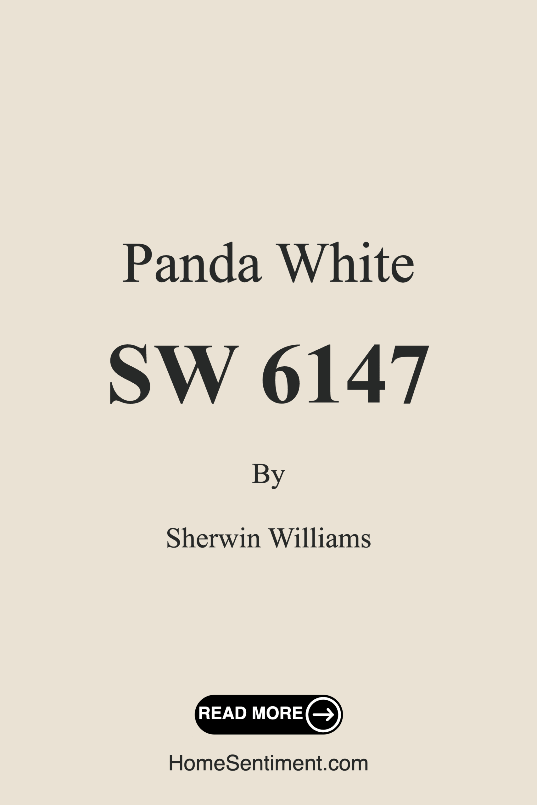 Panda White SW 6147 by Sherwin Williams