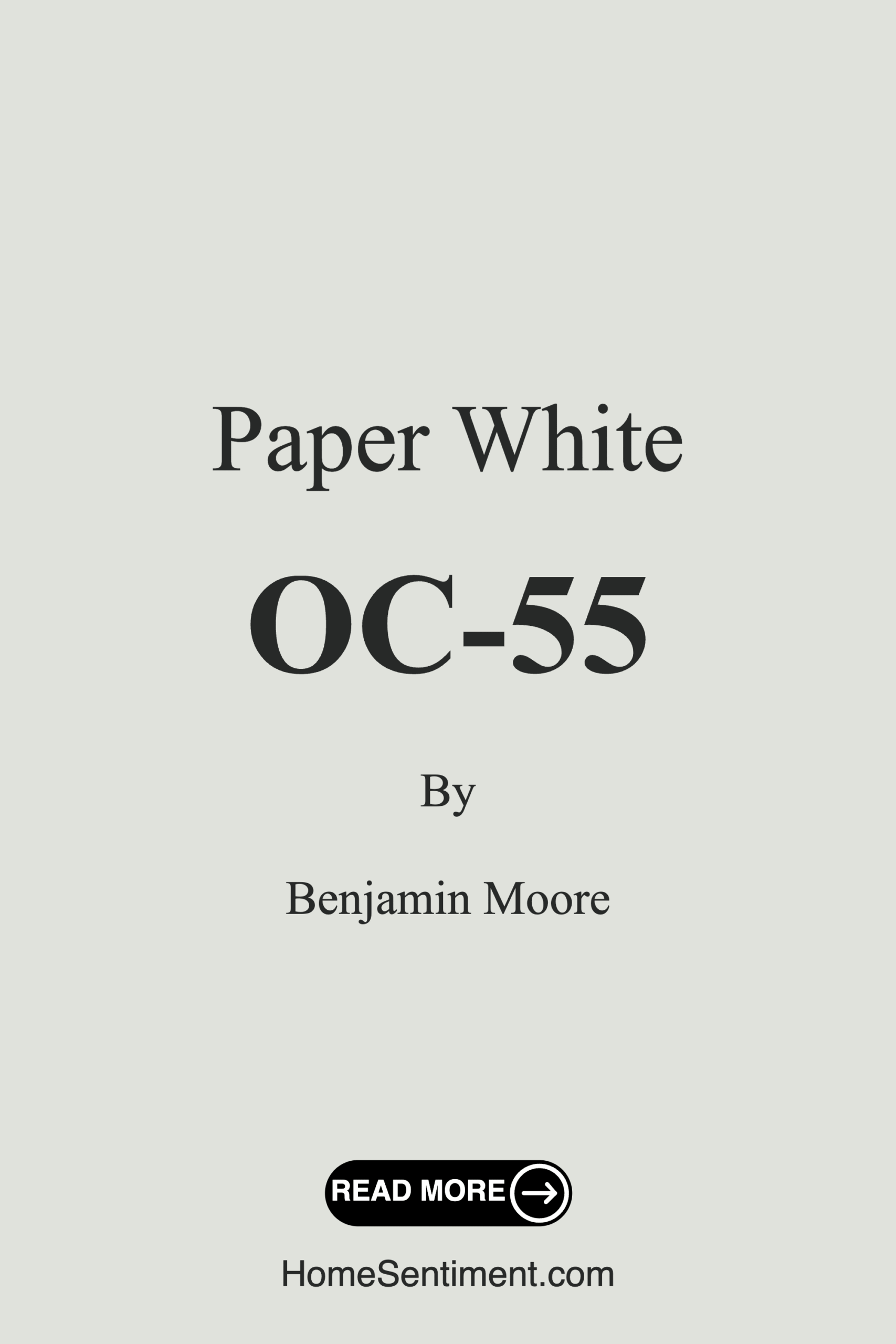 Paper White OC-55 by Benjamin Moore