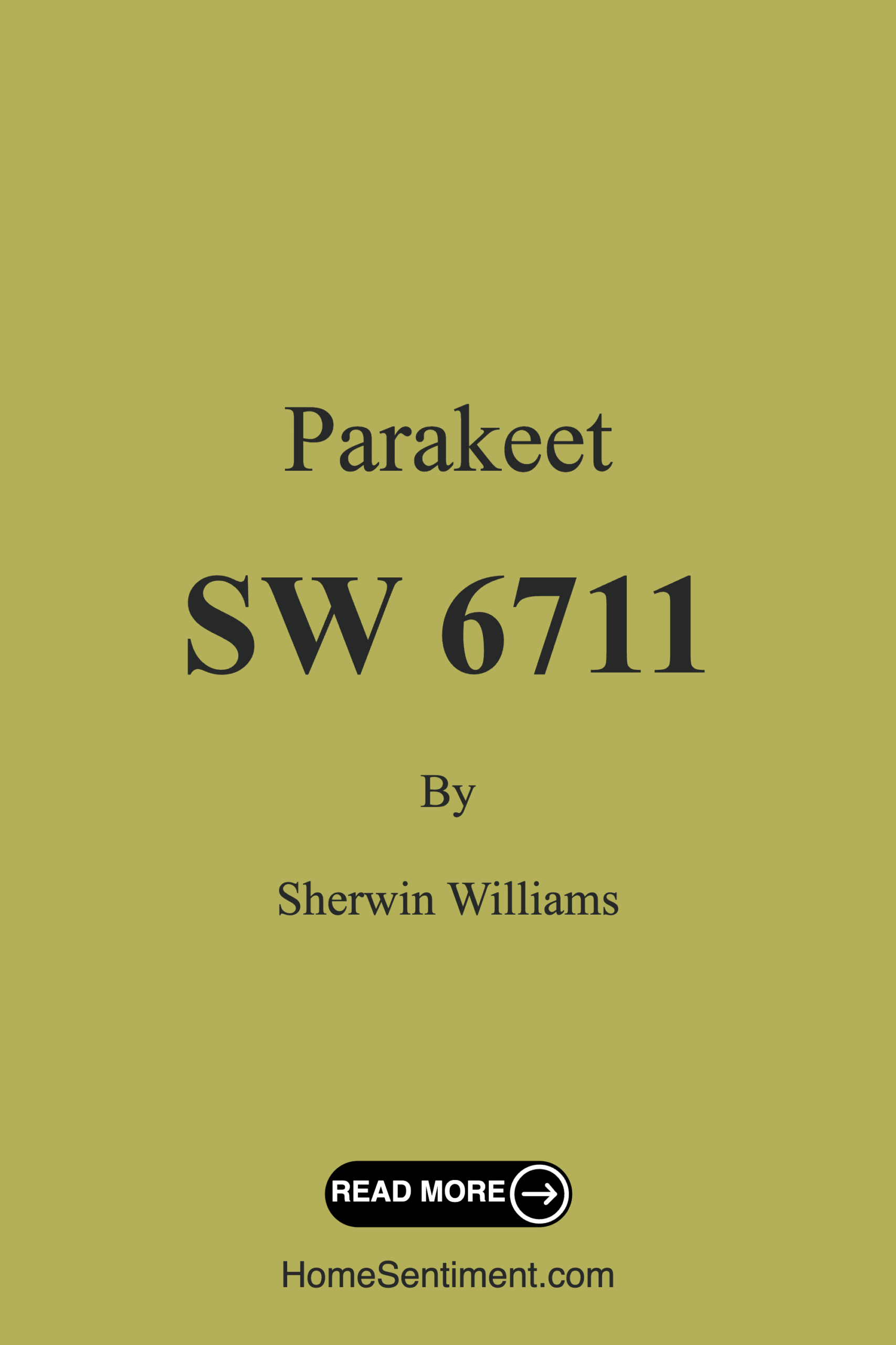Parakeet SW 6711 by Sherwin Williams