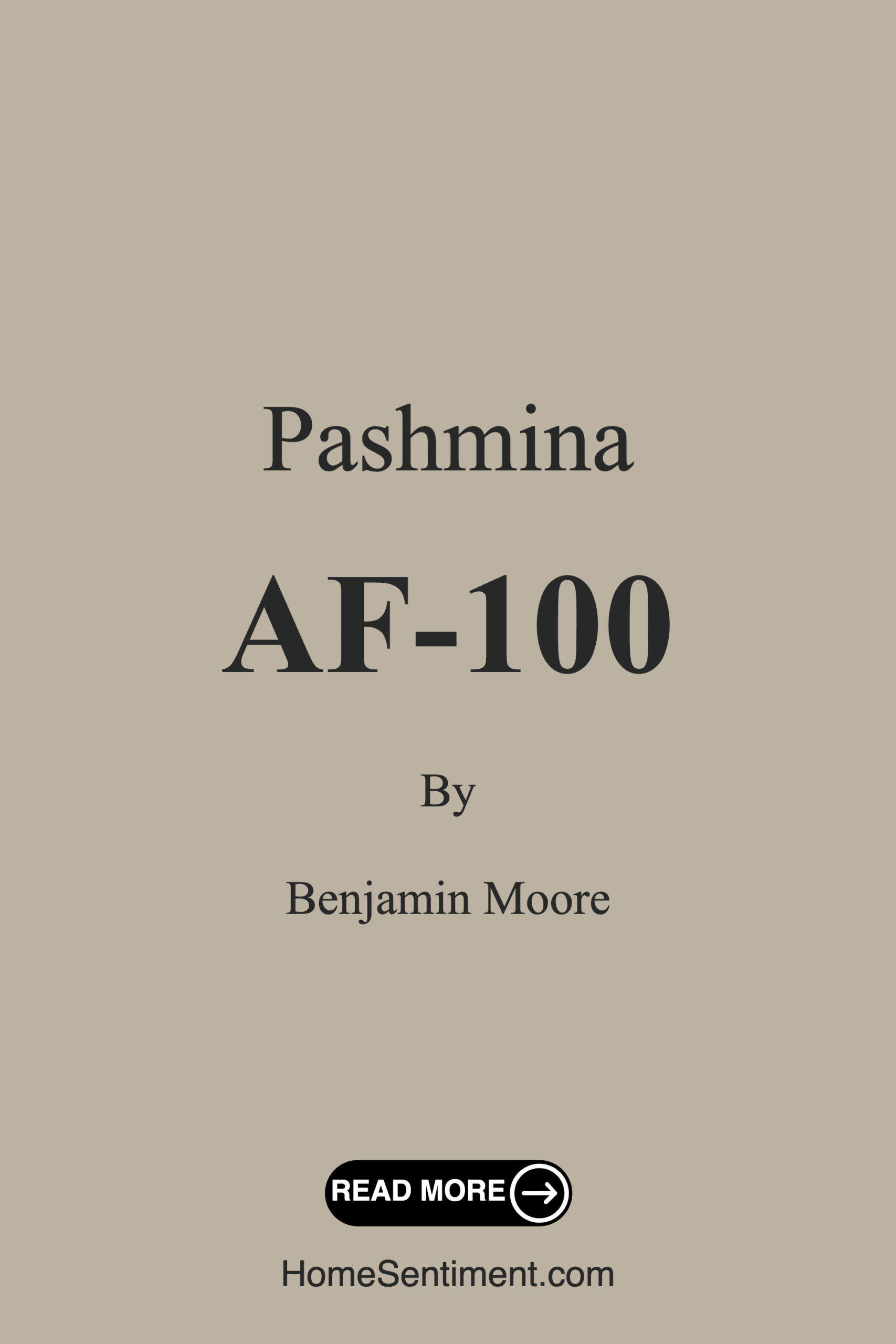 Pashmina AF-100 by Benjamin Moore