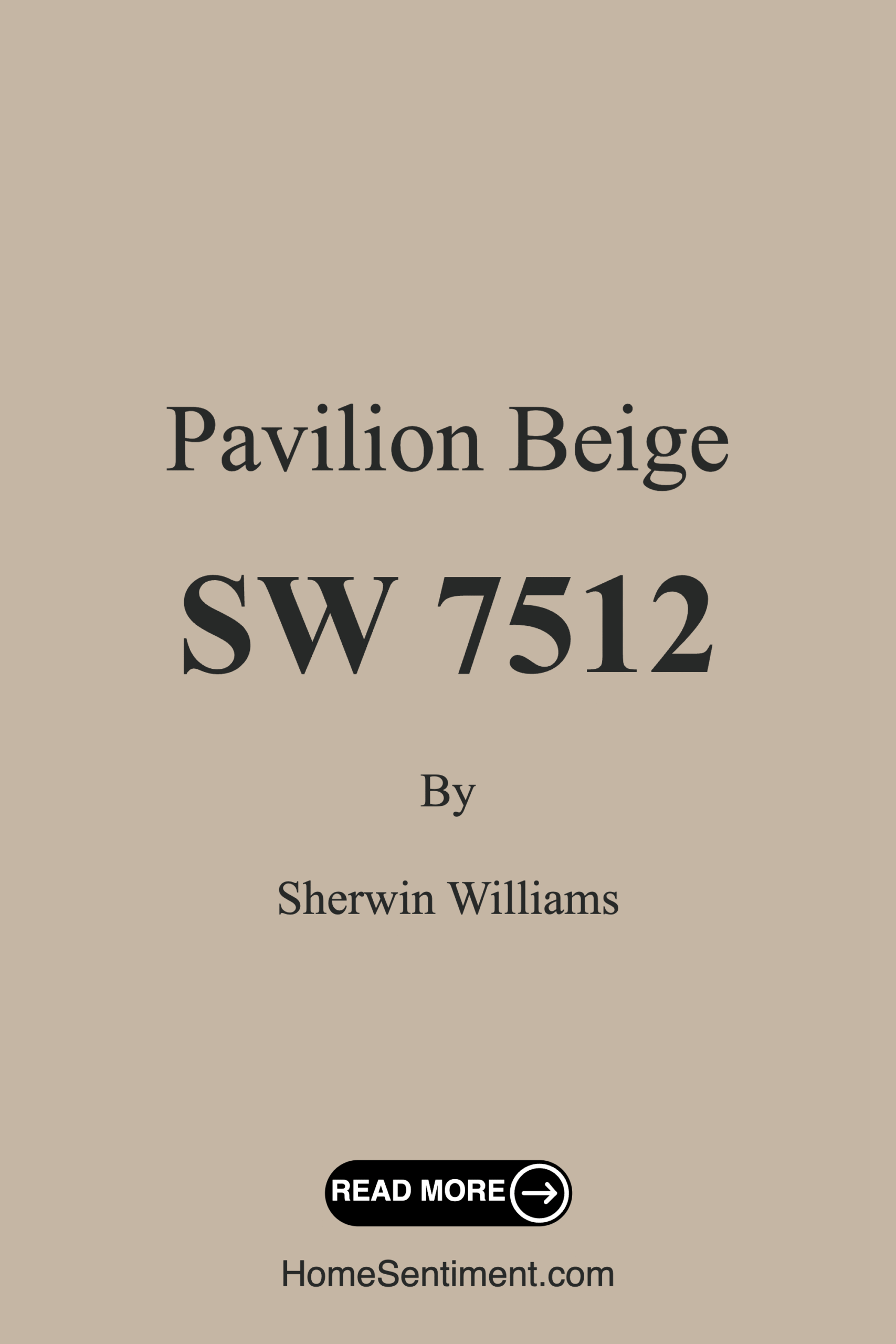 Pavilion Beige SW 7512 by Sherwin Williams