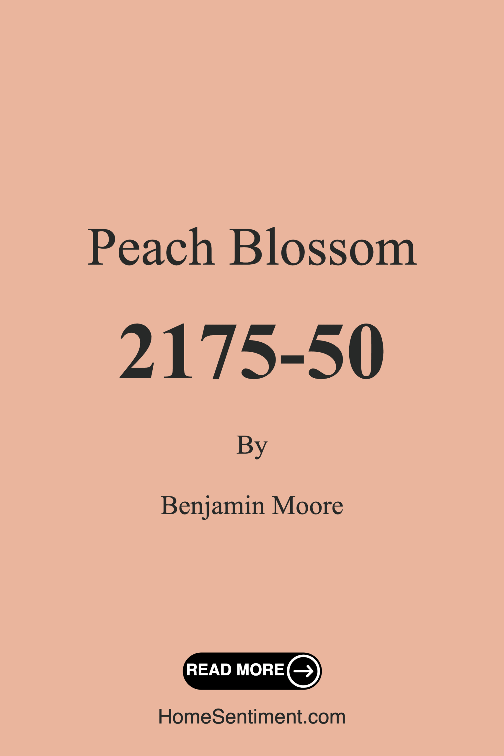Peach Blossom 2175-50 by Benjamin Moore