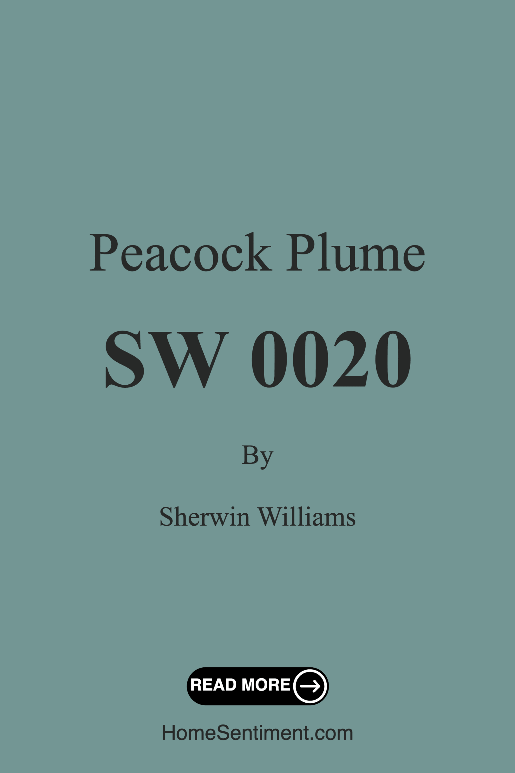 Peacock Plume SW 0020 by Sherwin Williams