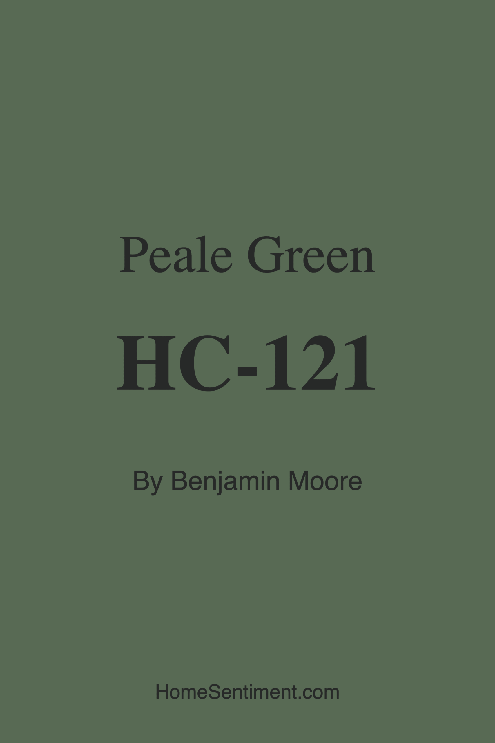 Peale Green HC-121 by Benjamin Moore