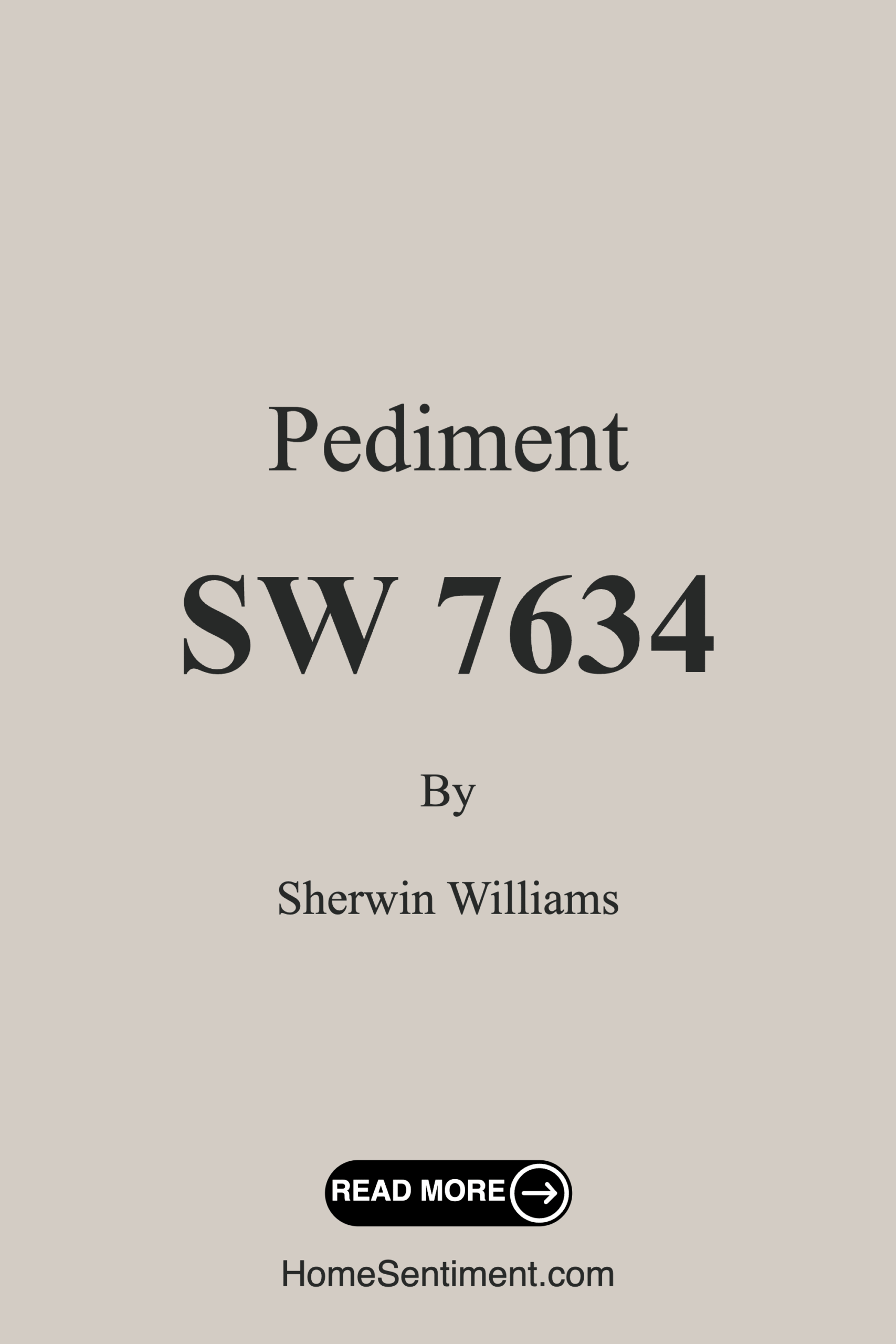 Pediment SW 7634 by Sherwin Williams