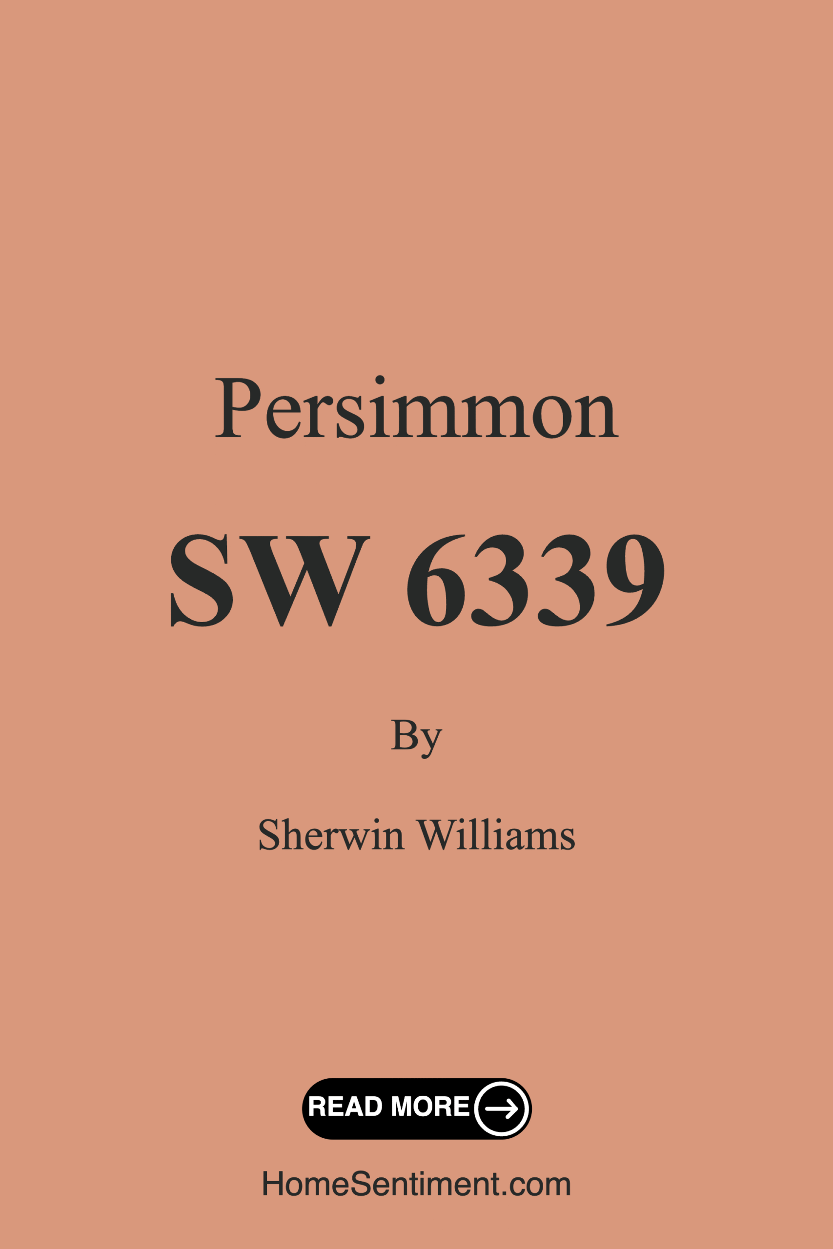 Persimmon SW 6339 by Sherwin Williams