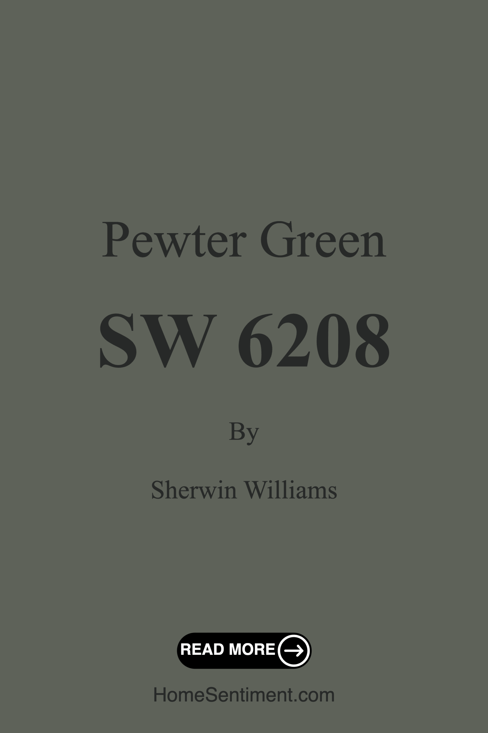 Pewter Green SW 6208 by Sherwin Williams