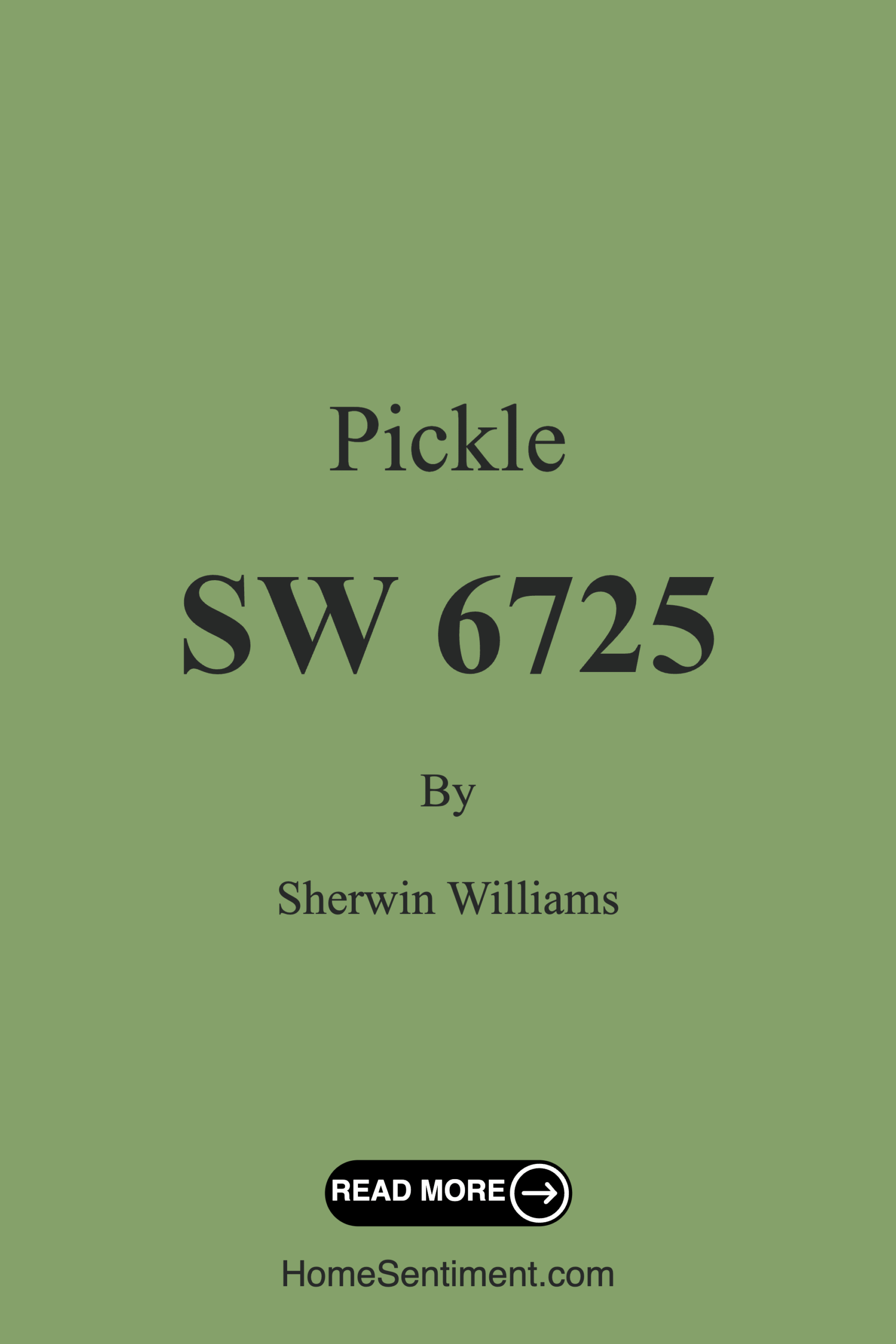Pickle SW 6725 by Sherwin Williams