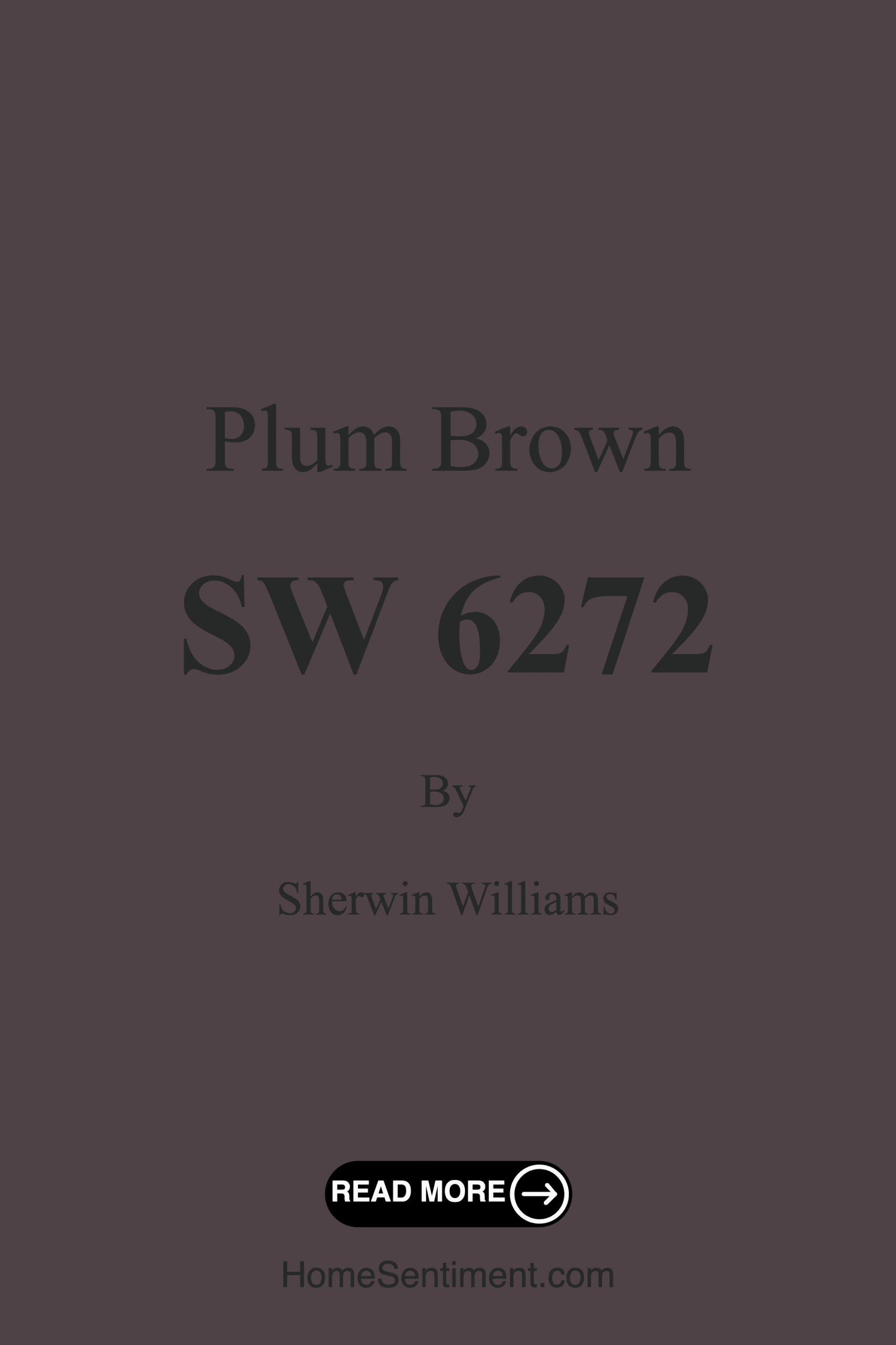 Plum Brown SW 6272 by Sherwin Williams