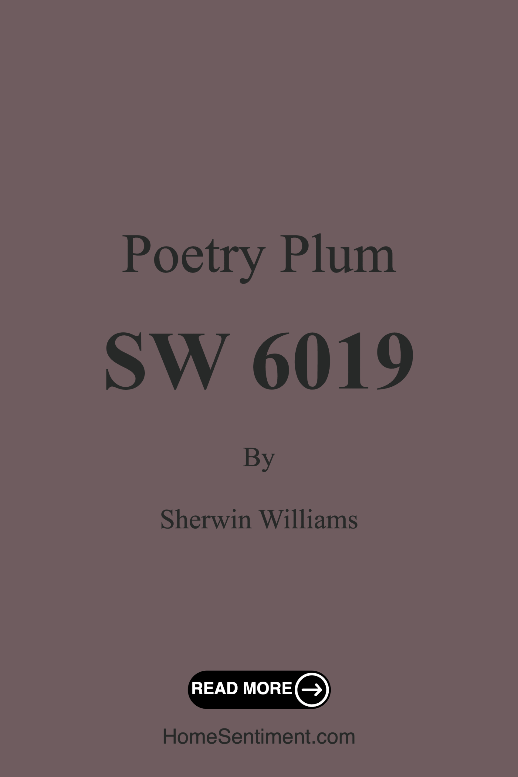 Poetry Plum SW 6019 by Sherwin Williams