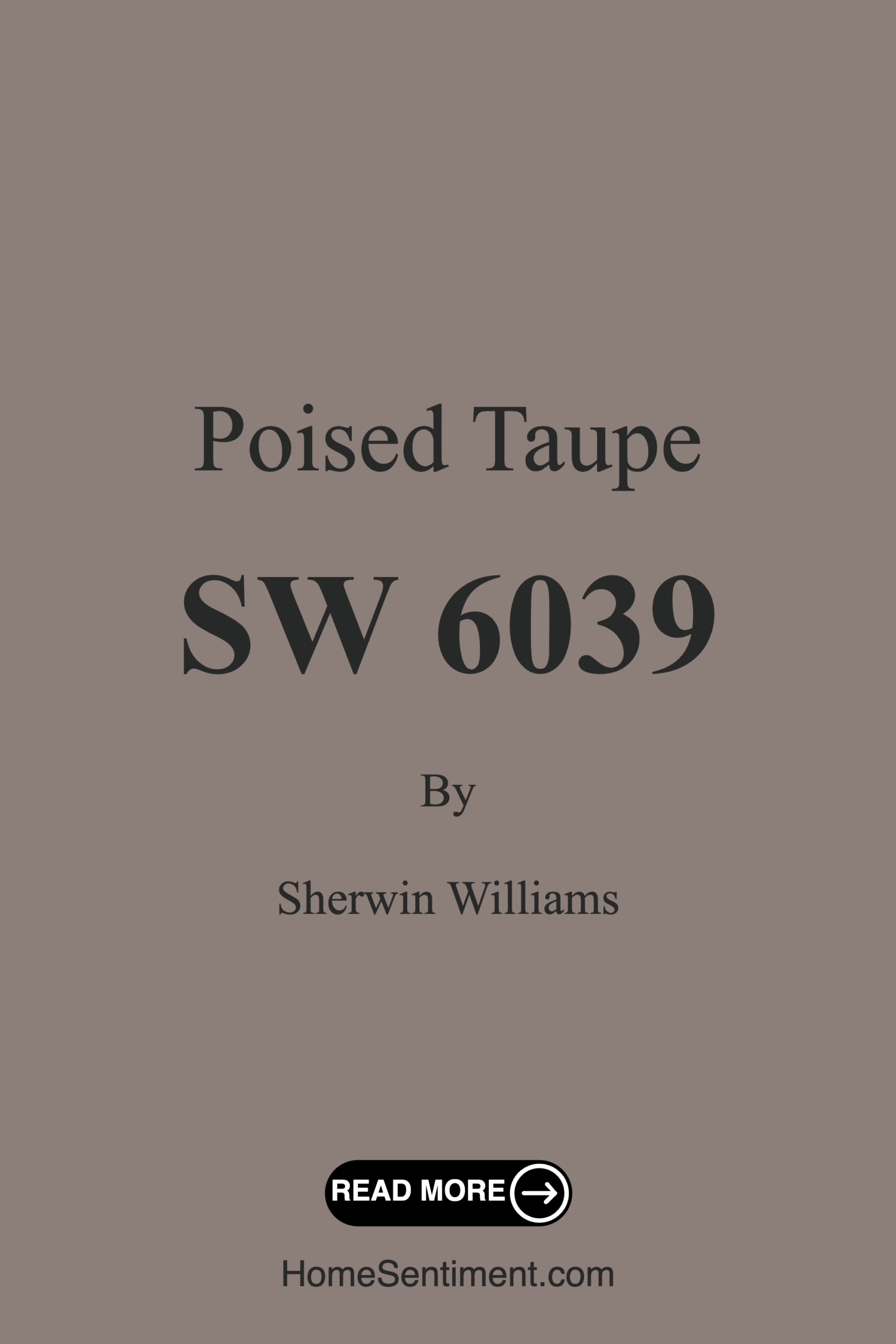 Poised Taupe SW 6039 by Sherwin Williams