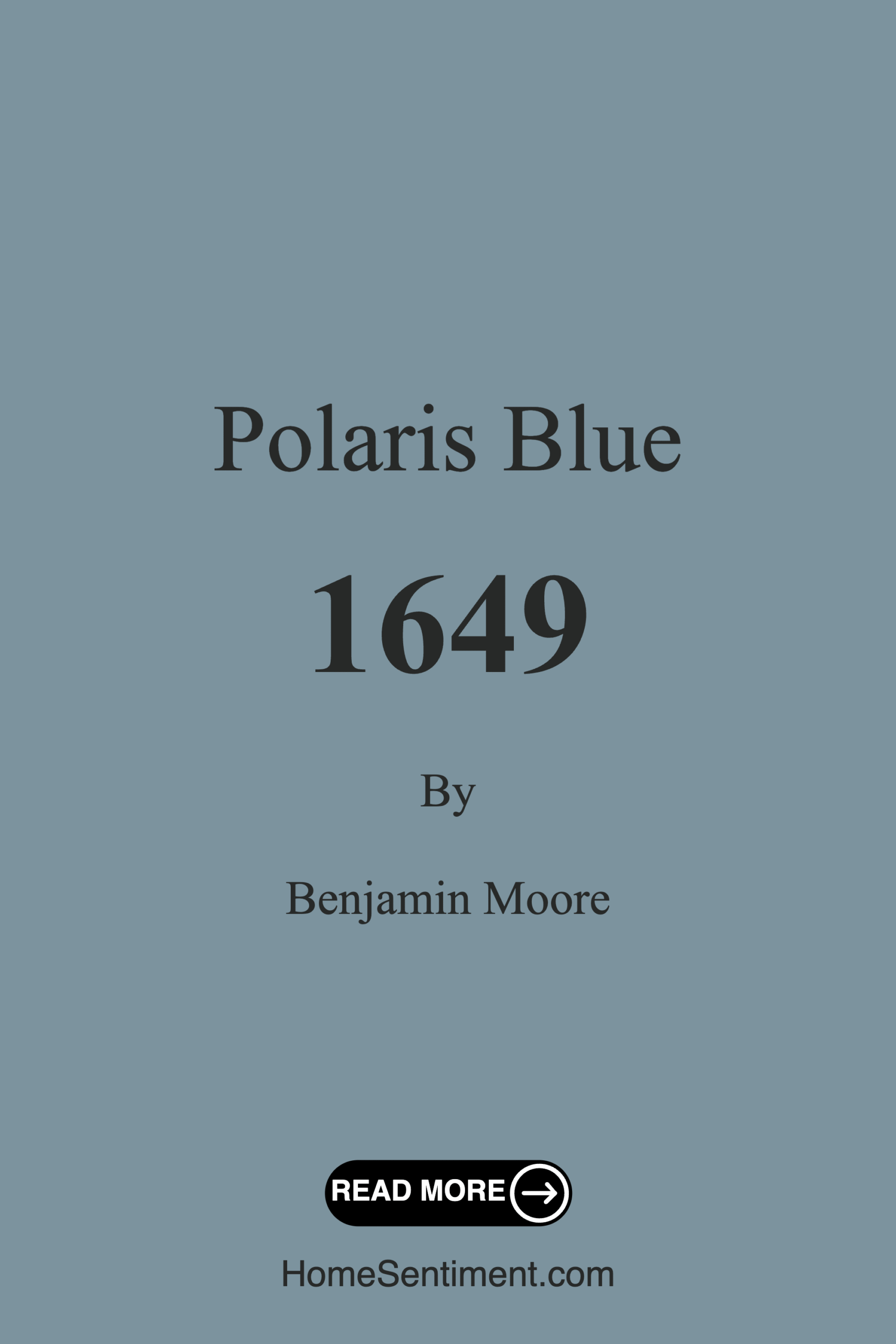 Polaris Blue 1649 by Benjamin Moore
